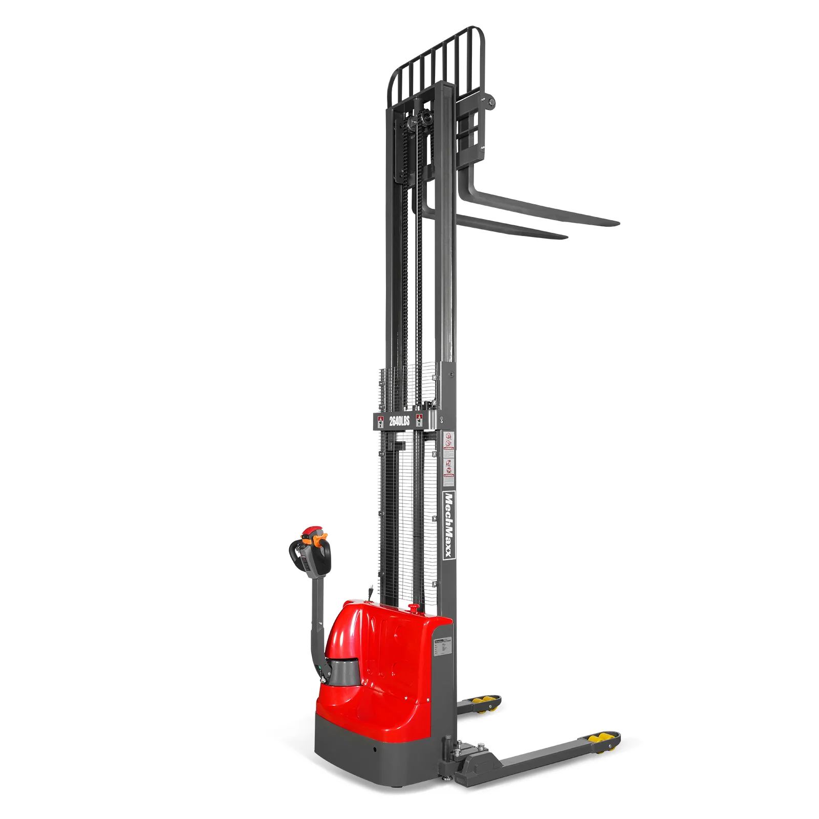 2640lbs Electric Straddle Stacker,  118" Lift,  Adjustable Legs & Forks,  F26-118SLA - Image 33