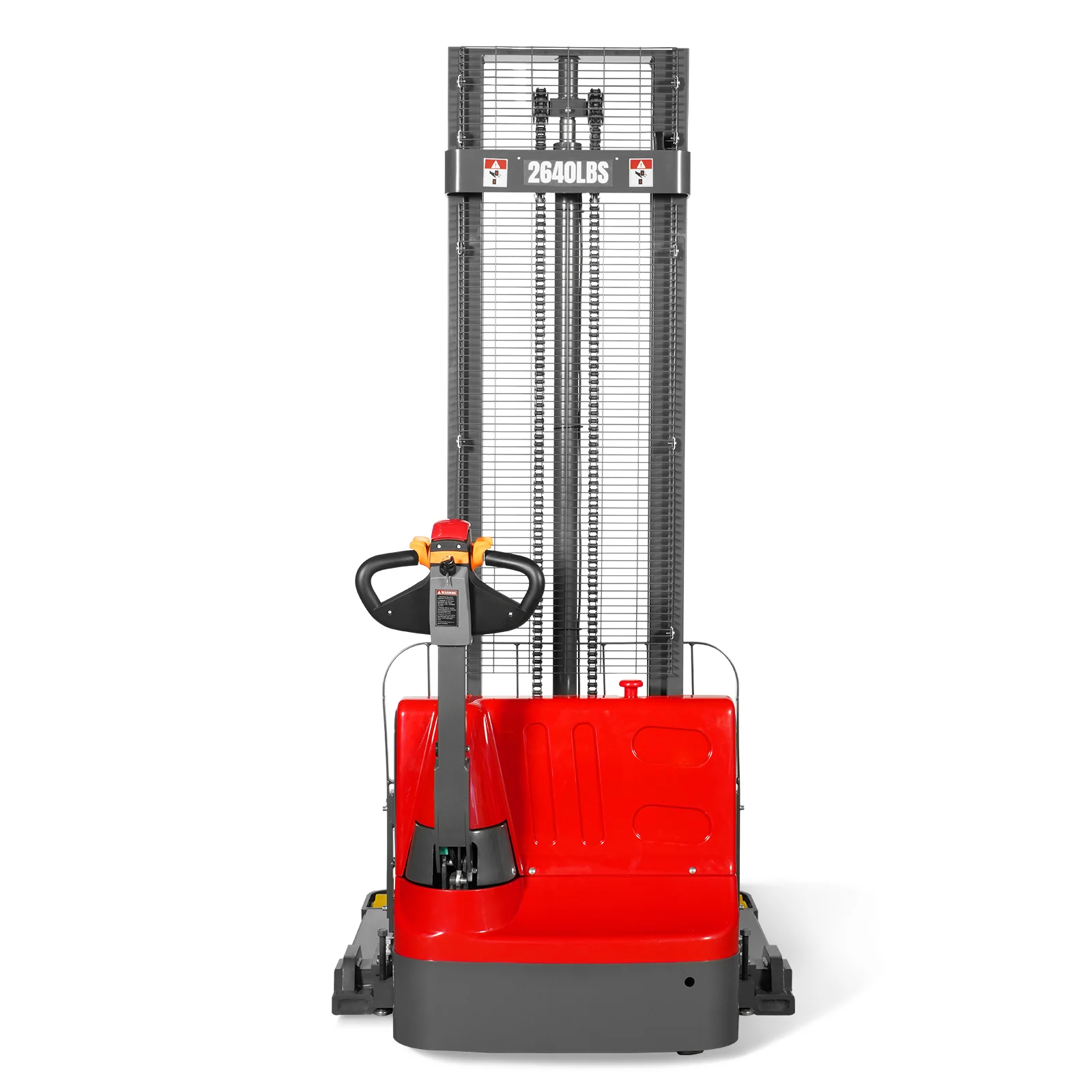 2640lbs Lithium-ion Electric Straddle Stacker,  138" Lift,  Adjustable Legs & Forks,  F26-138S - Image 22