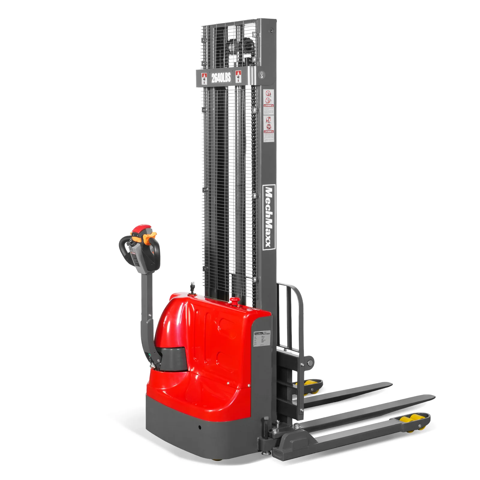 2640lbs Lithium-ion Electric Straddle Stacker,  138" Lift,  Adjustable Legs & Forks,  F26-138S - Image 23