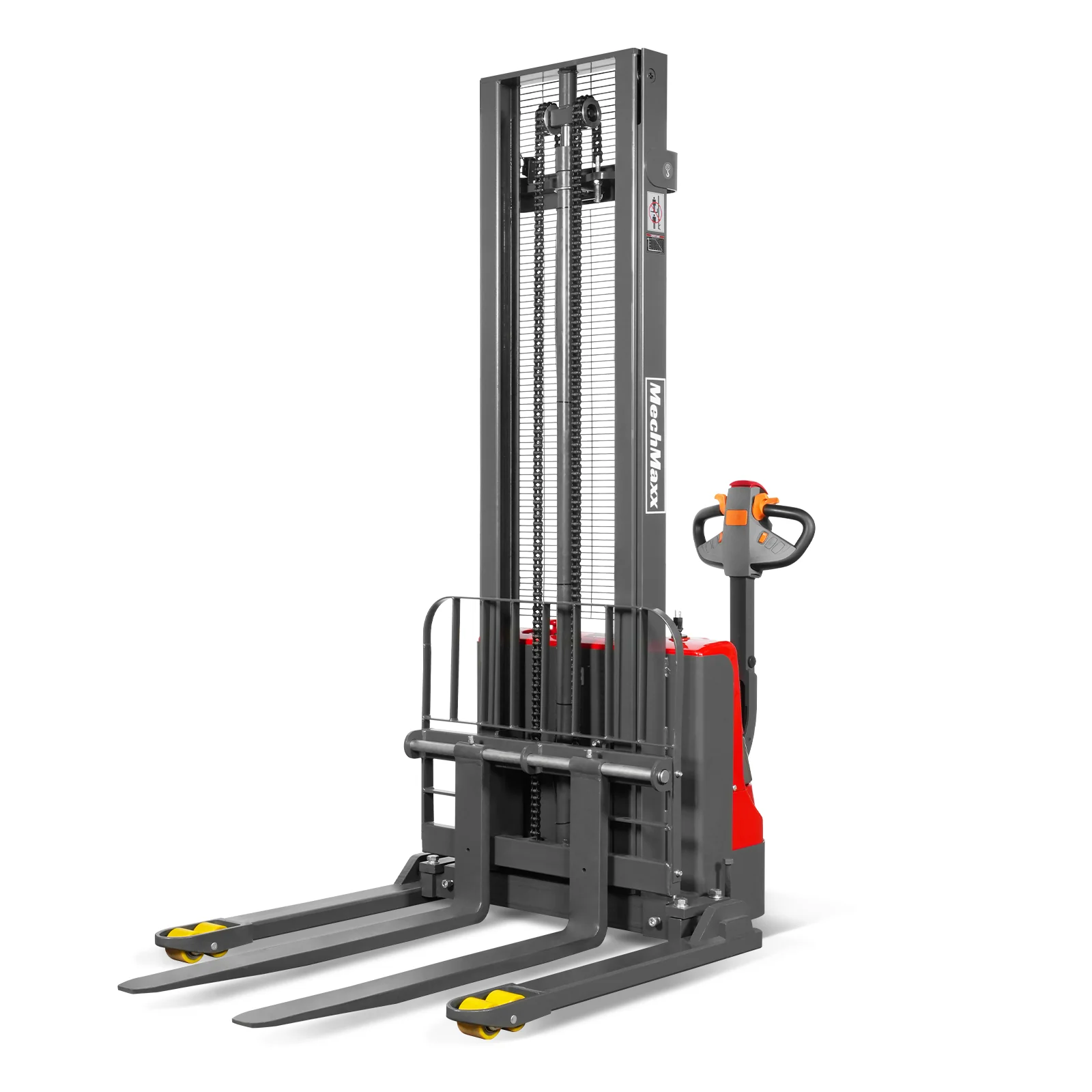2640lbs Lithium-ion Electric Straddle Stacker,  138" Lift,  Adjustable Legs & Forks,  F26-138S - Image 26