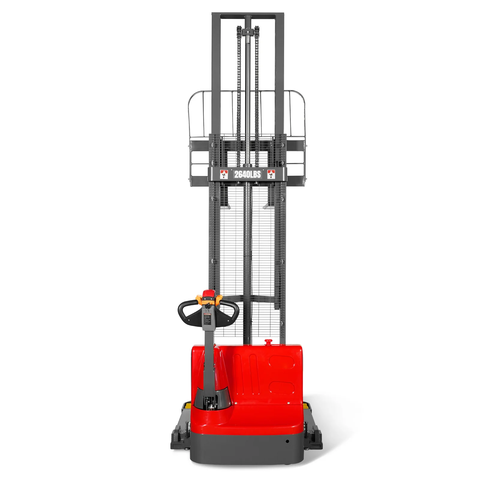 2640lbs Lithium-ion Electric Straddle Stacker,  138" Lift,  Adjustable Legs & Forks,  F26-138S - Image 27