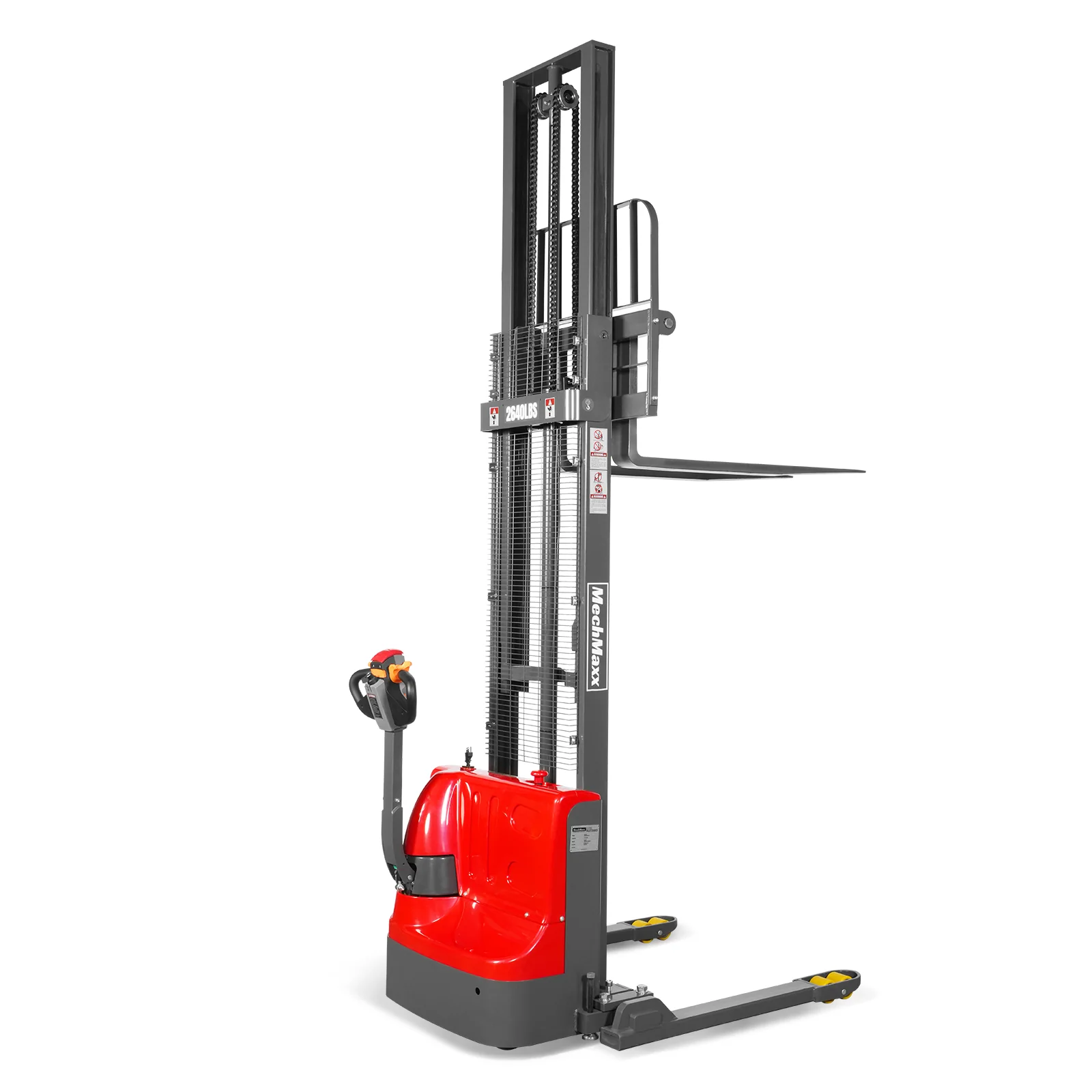 2640lbs Electric Straddle Stacker, 138" Lift,  Adjustable Legs & Forks,  F26-138SLA - Image 28