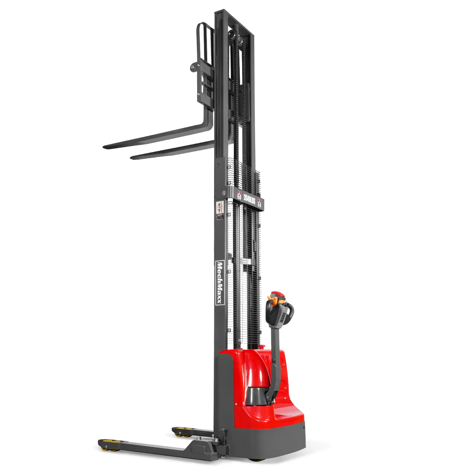 2640lbs Lithium-ion Electric Straddle Stacker,  138" Lift,  Adjustable Legs & Forks,  F26-138S - Image 31