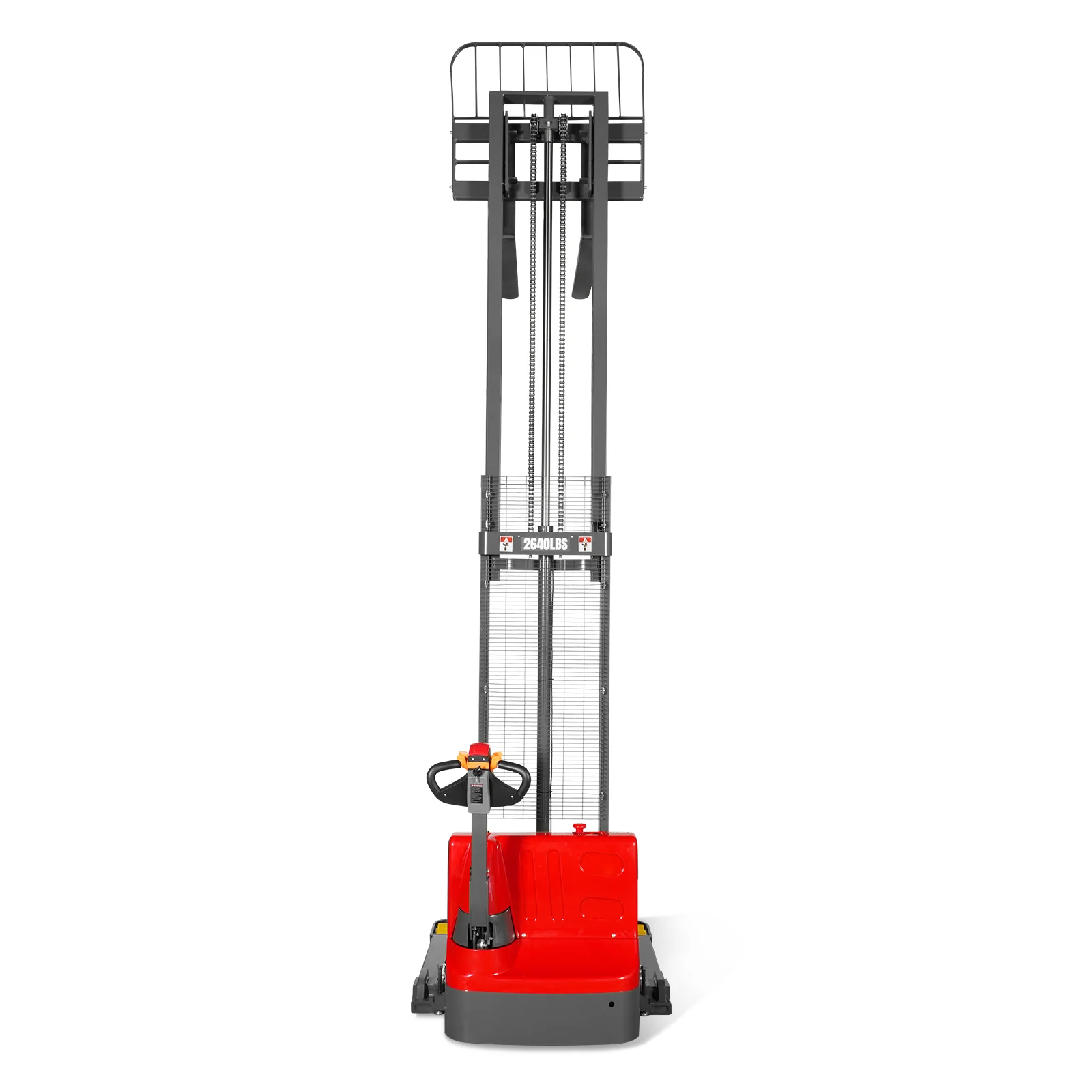 2640lbs Lithium-ion Electric Straddle Stacker,  138" Lift,  Adjustable Legs & Forks,  F26-138S - Image 32
