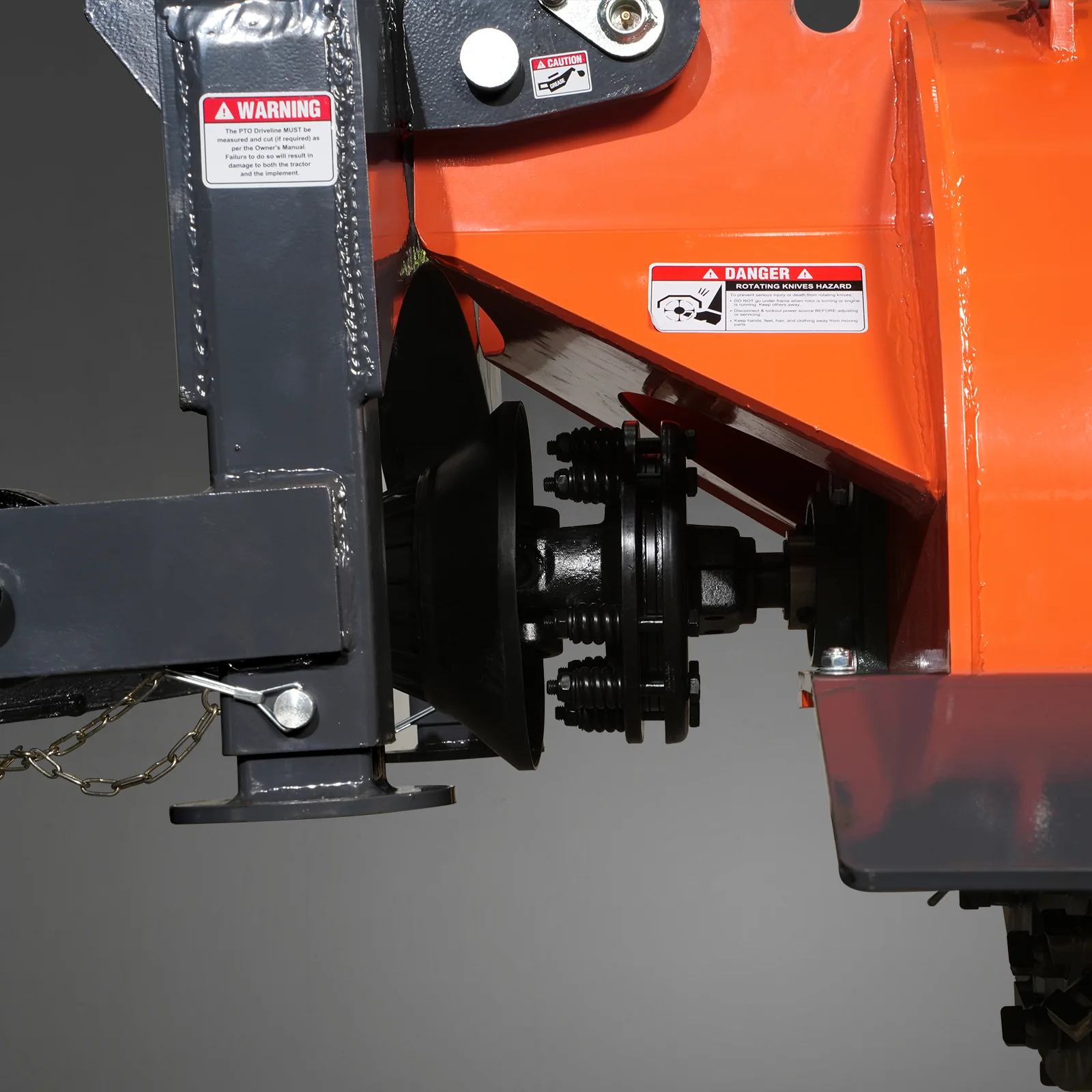 3-Point PTO Stump Grinder with 34 Carbide Teeth (PTO Shaft Included with Slip Clutch),  for 15-45HP Tractor,  SG24 - Image 9
