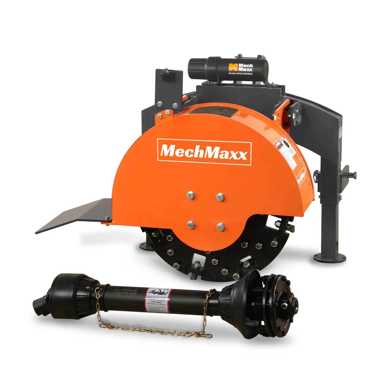 3-Point PTO Stump Grinder with 34 Carbide Teeth (PTO Shaft Included with Slip Clutch),  for 15-45HP Tractor,  SG24 - Image 21