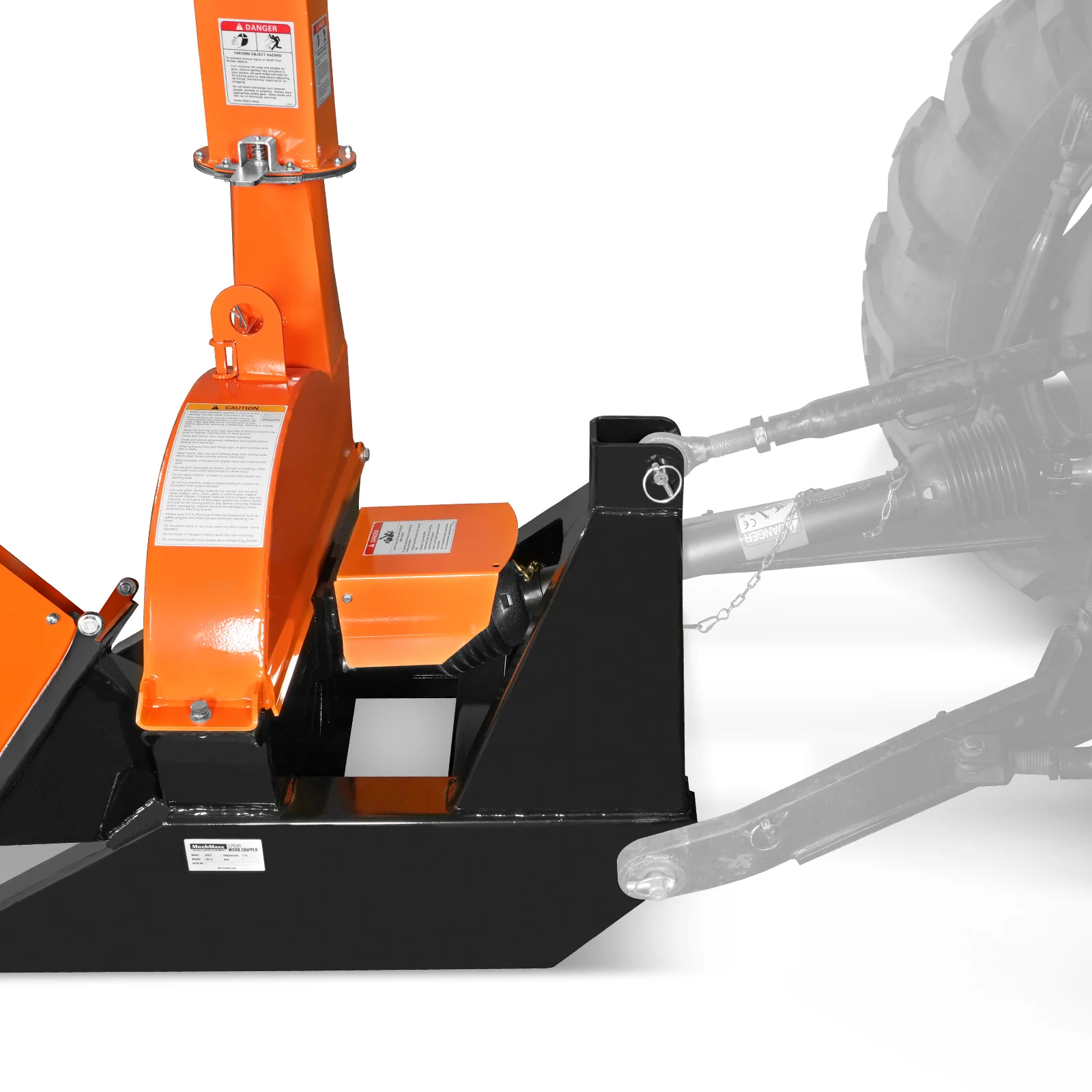 3 Point PTO Wood Chipper Attachment For Tractors Up To 45HP (PTO Shaft Included),  BX42S - Image 6