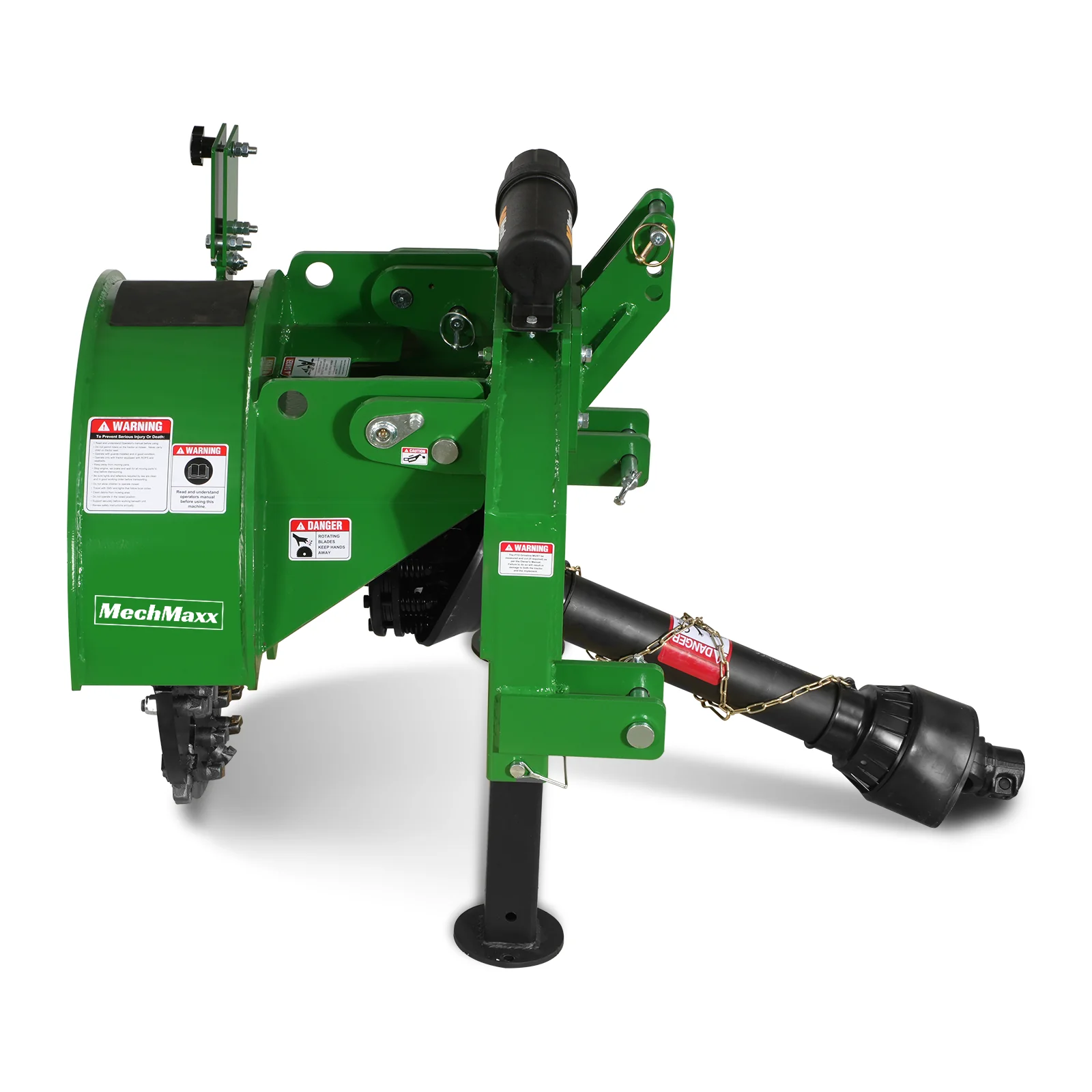 3-Point PTO Stump Grinder with 34 Carbide Teeth (PTO Shaft Included with Slip Clutch),  for 15-45HP Tractor,  SG24 - Image 17