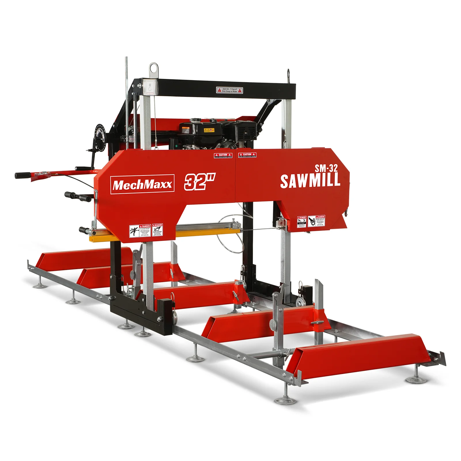 32" Portable Sawmill,  KOHLER CH440 429cc E-Start Gasoline Engine,  26.5" Board Width,  13' Track Length ,  SM-32 - Image 22
