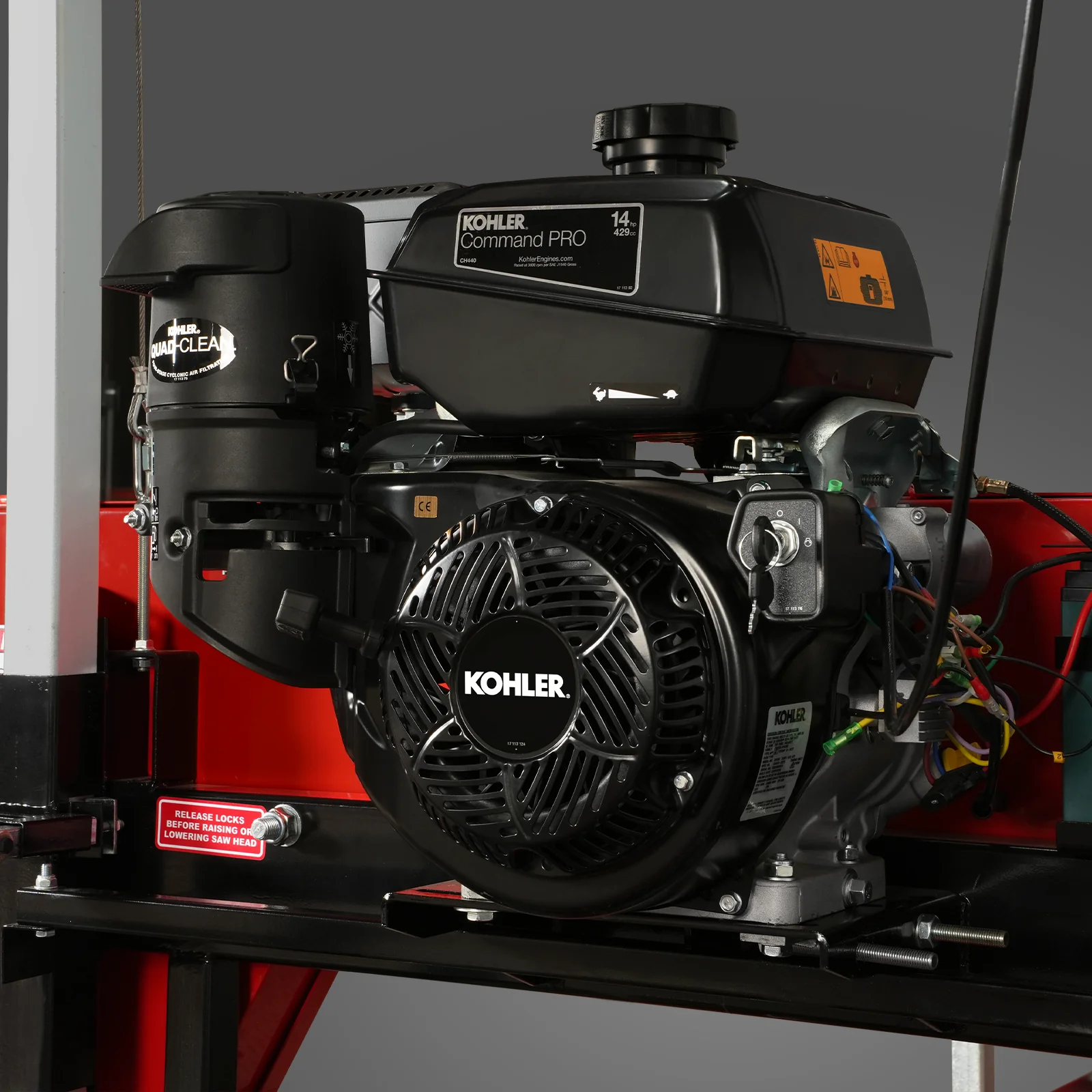 32" Portable Sawmill,  KOHLER CH440 429cc E-Start Gasoline Engine,  26.5" Board Width,  13' Track Length ,  SM-32 - Image 4