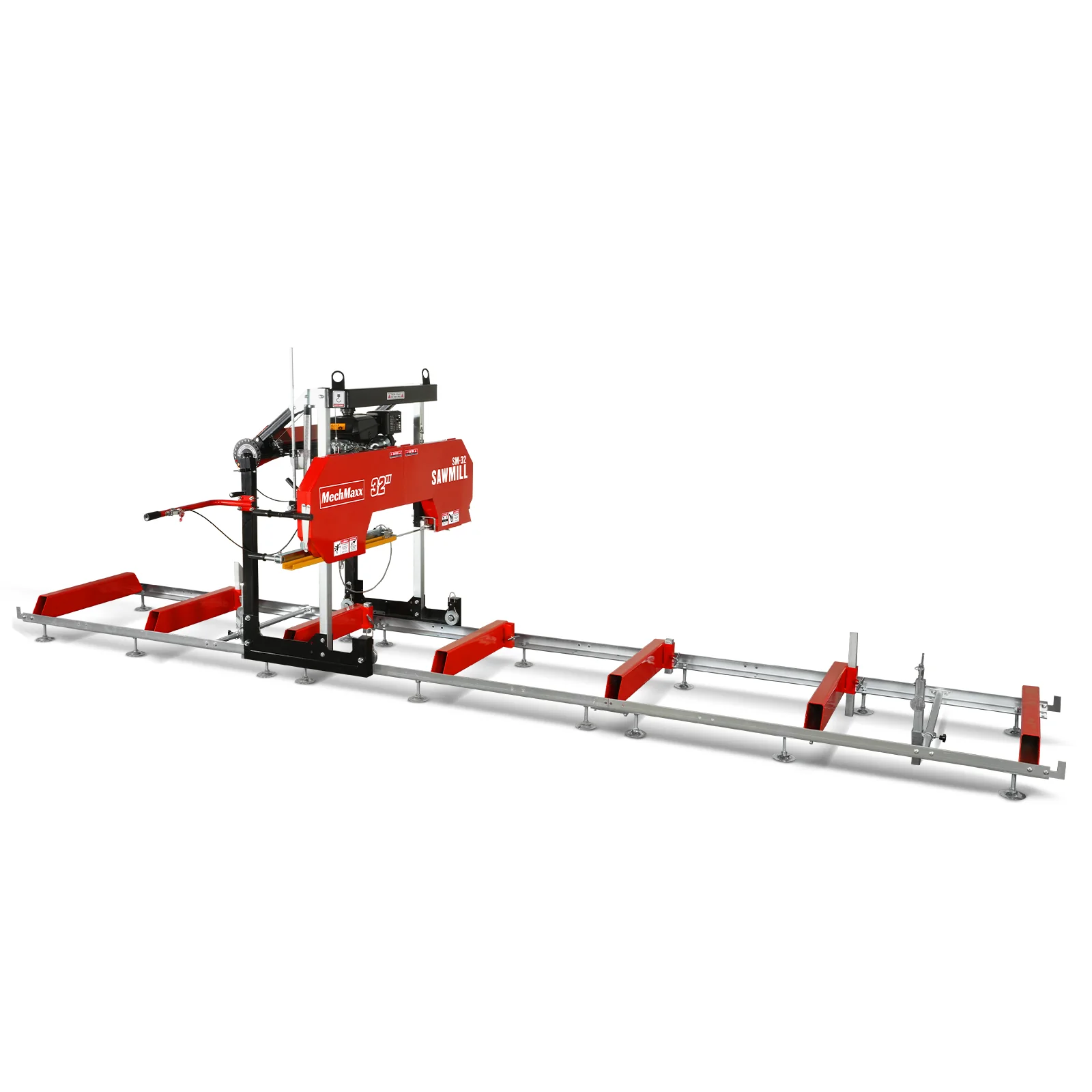 32" Portable Sawmill (5 x Blades Included),   KOHLER CH440 429cc E-Start Gasoline Engine,  26.5" Board Width,  20' Track Length (13' Track Length + 6.4' Track Extension Included) ,  SM-32 - Image 26