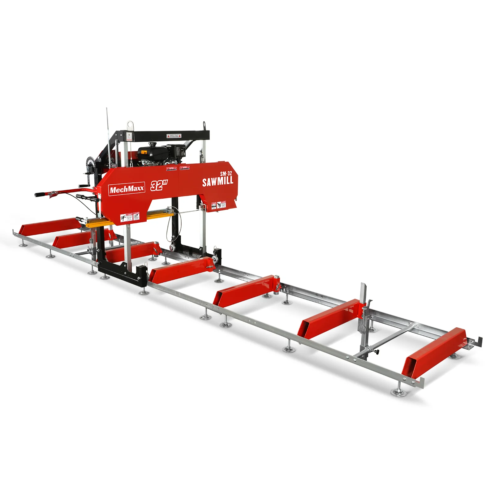 32" Portable Sawmill (5 x Blades Included),   KOHLER CH440 429cc E-Start Gasoline Engine,  26.5" Board Width,  20' Track Length (13' Track Length + 6.4' Track Extension Included) ,  SM-32 - Image 27