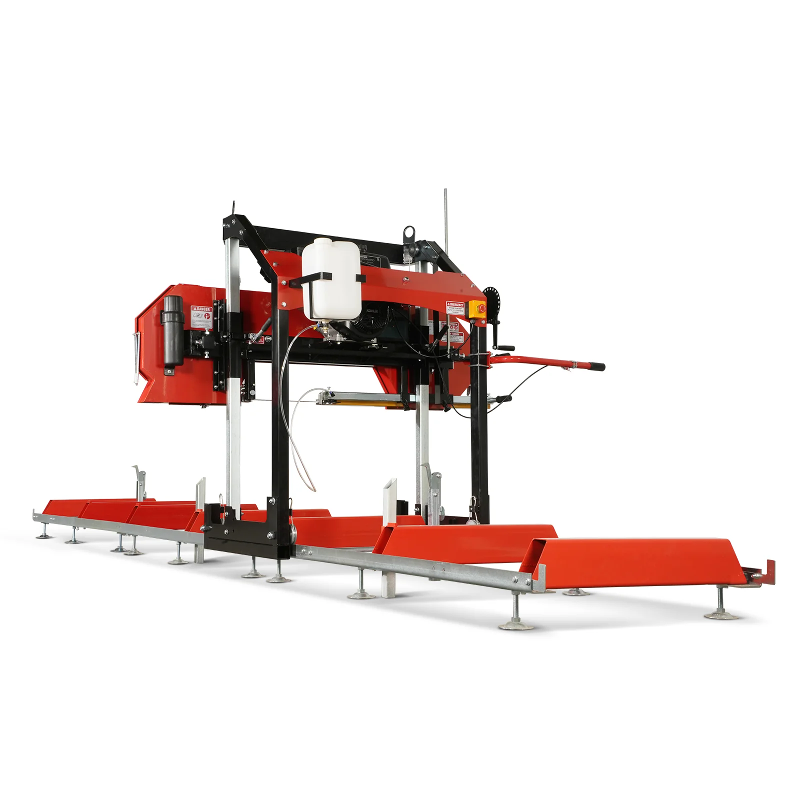 32" Portable Sawmill (5 x Blades Included),   KOHLER CH440 429cc E-Start Gasoline Engine,  26.5" Board Width,  20' Track Length (13' Track Length + 6.4' Track Extension Included) ,  SM-32 - Image 33