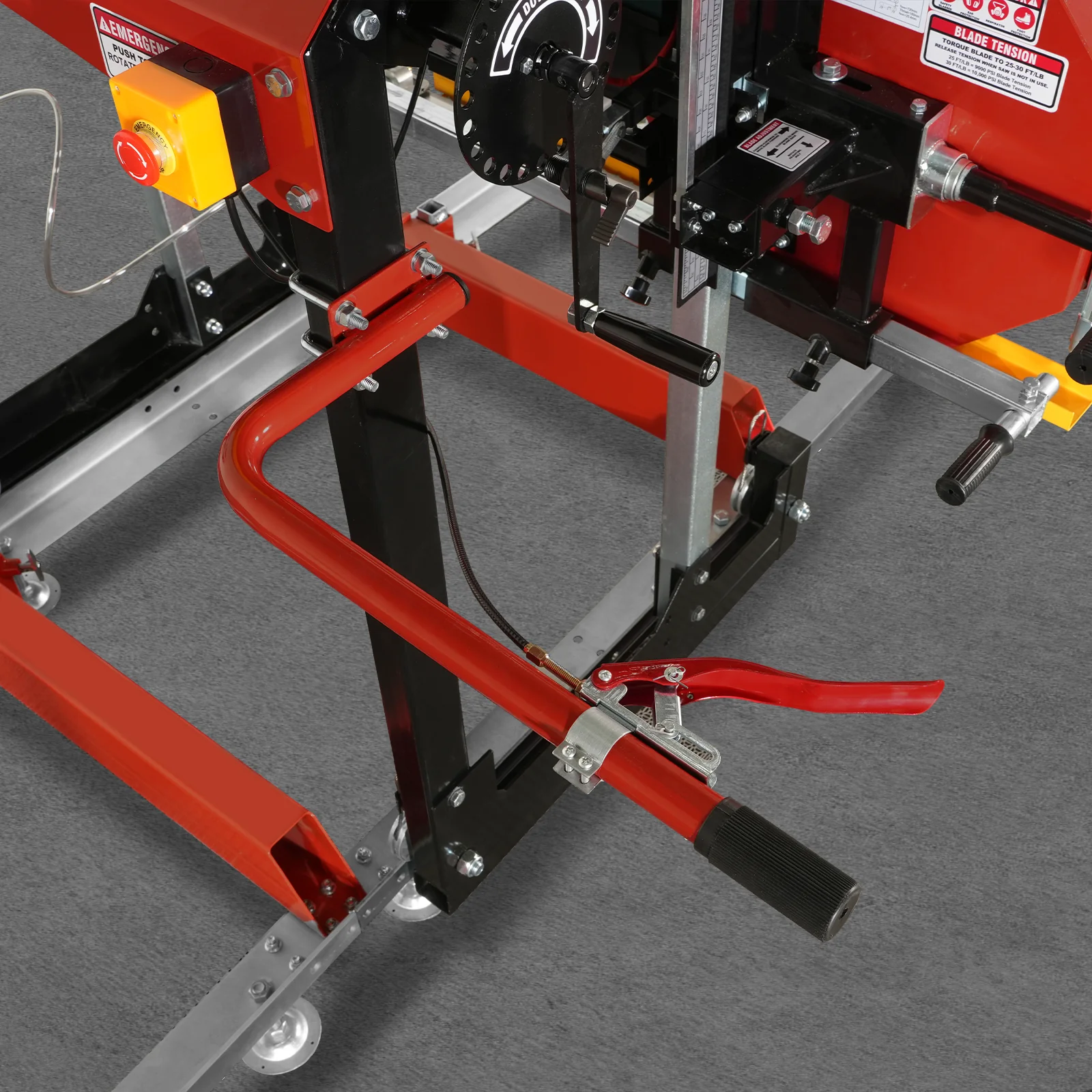 32" Portable Sawmill (5 x Blades Included),   KOHLER CH440 429cc E-Start Gasoline Engine,  26.5" Board Width,  20' Track Length (13' Track Length + 6.4' Track Extension Included) ,  SM-32 - Image 6