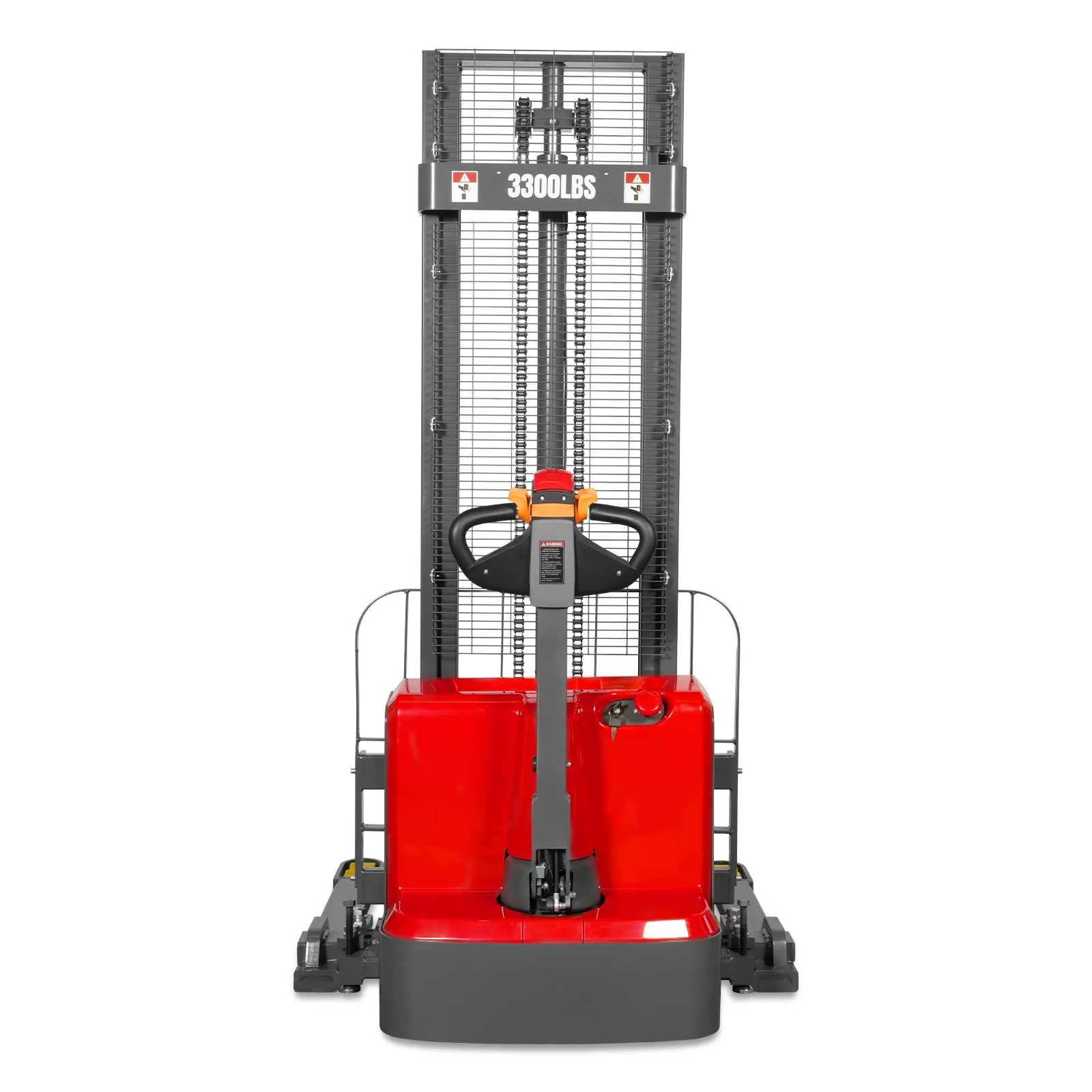3300lbs Electric Straddle Stacker,  118" Lift,  Adjustable Legs & Forks,  F33-118SLA - Image 24