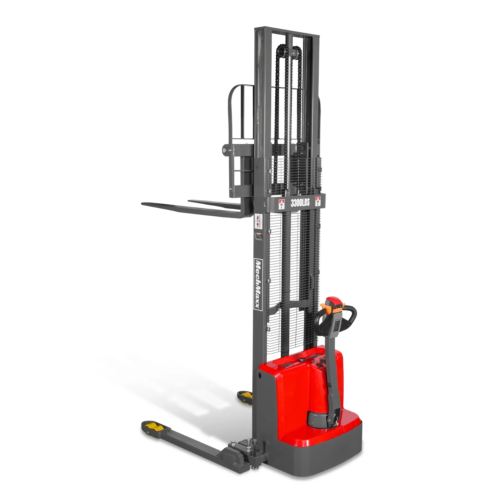 3300lbs Electric Straddle Stacker,  118" Lift,  Adjustable Legs & Forks,  F33-118SLA - Image 30