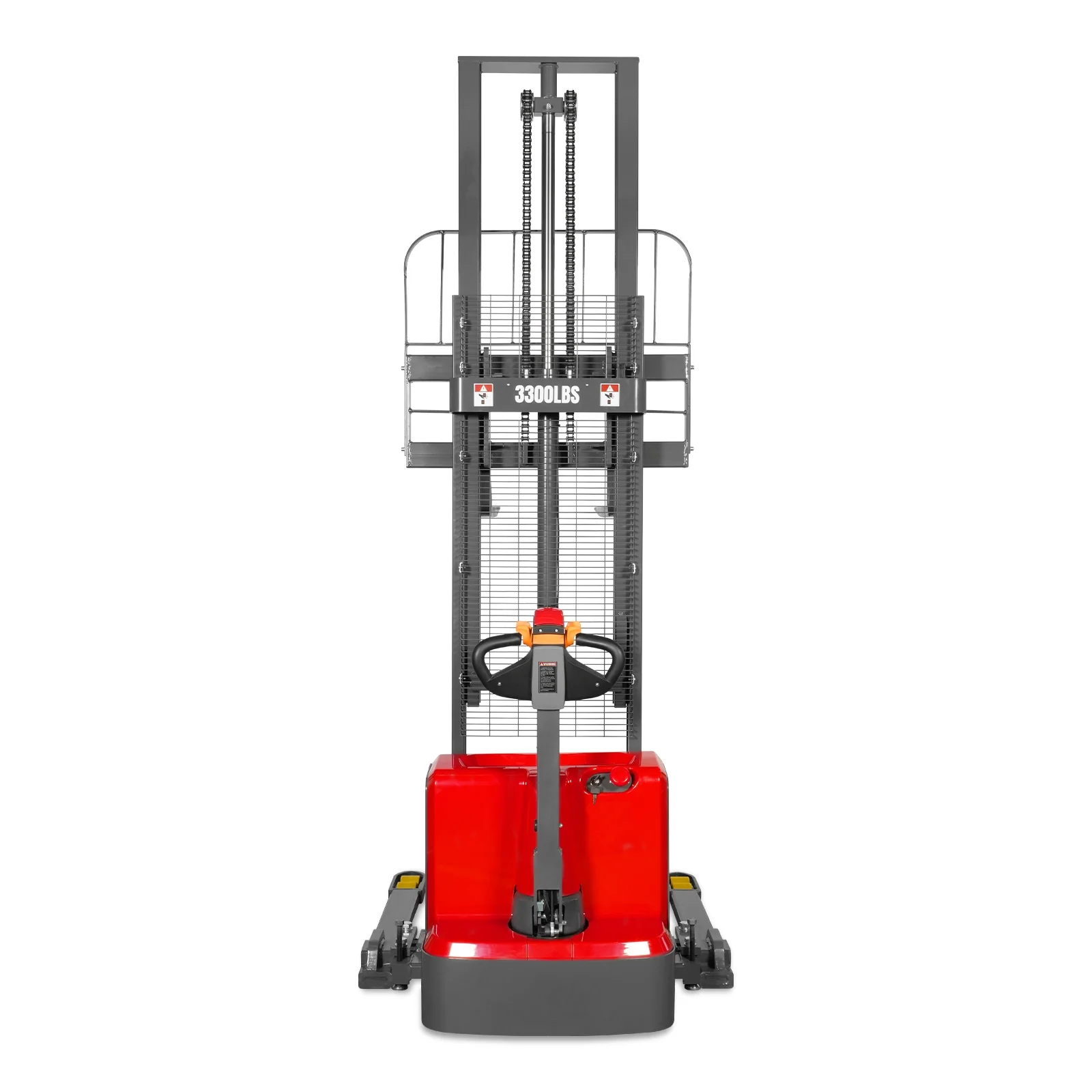 3300lbs Electric Straddle Stacker,  118" Lift,  Adjustable Legs & Forks,  F33-118SLA - Image 31