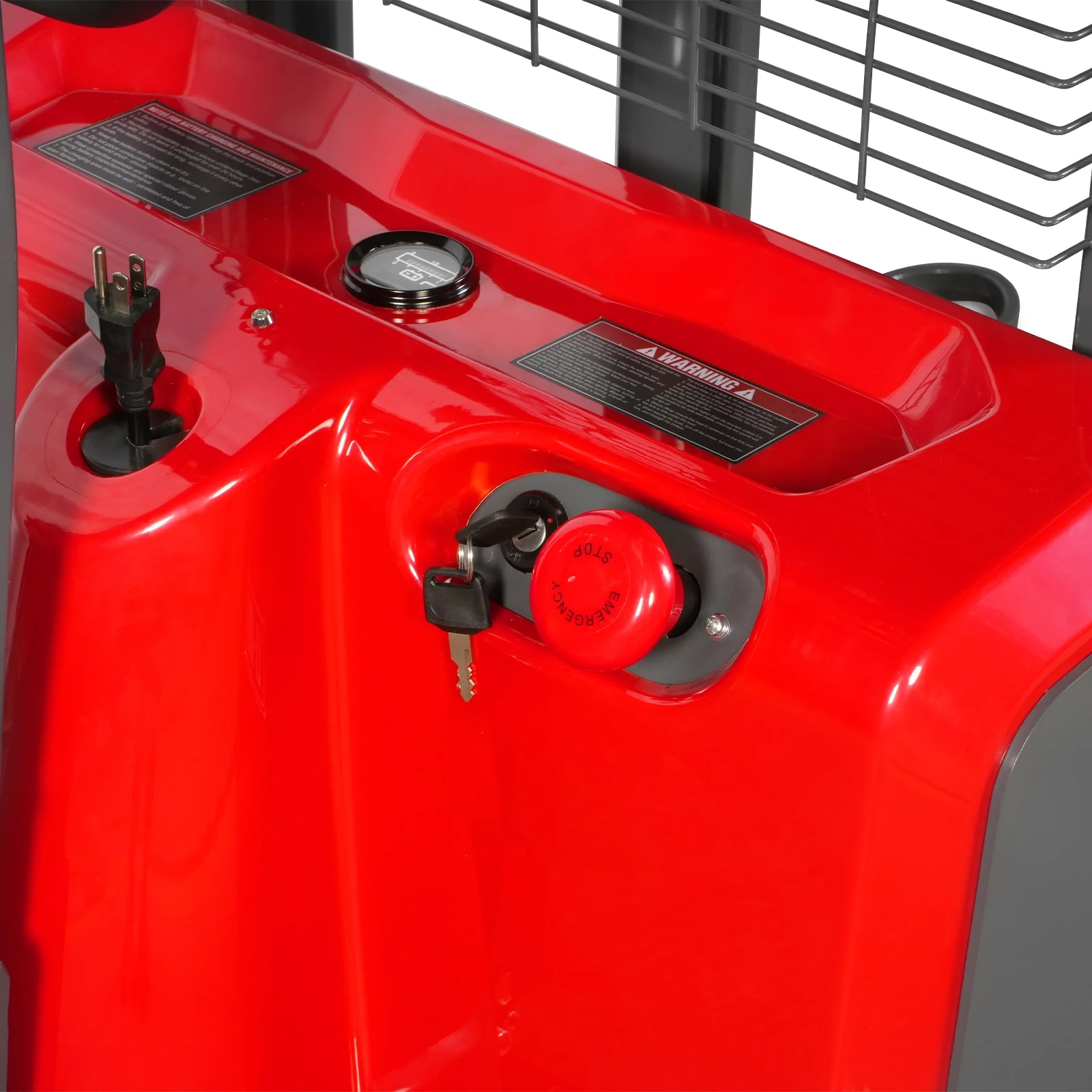 3300lbs Electric Straddle Stacker,  118" Lift,  Adjustable Legs & Forks,  F33-118SLA - Image 11