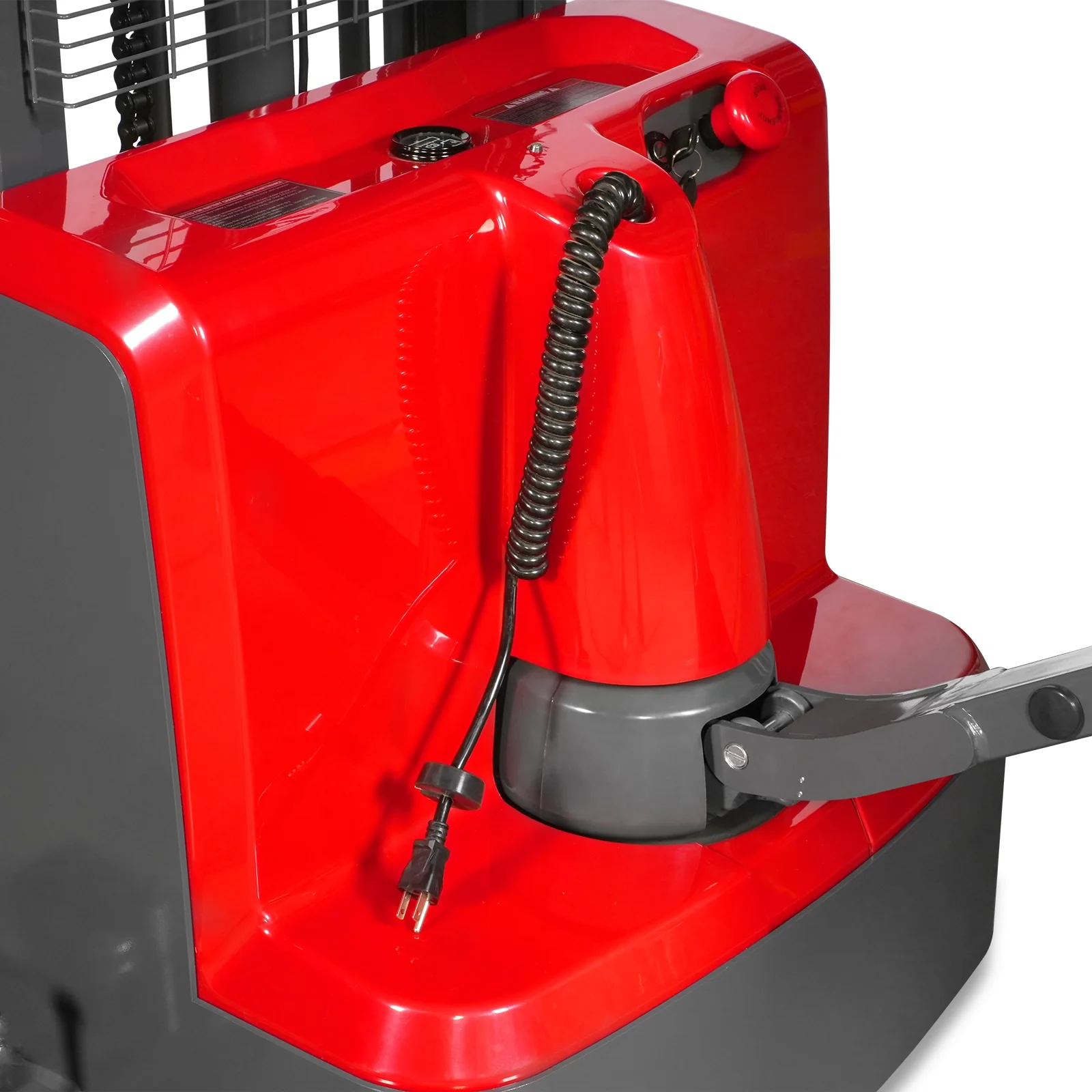 3300lbs Electric Straddle Stacker,  118" Lift,  Adjustable Legs & Forks,  F33-118SLA - Image 13