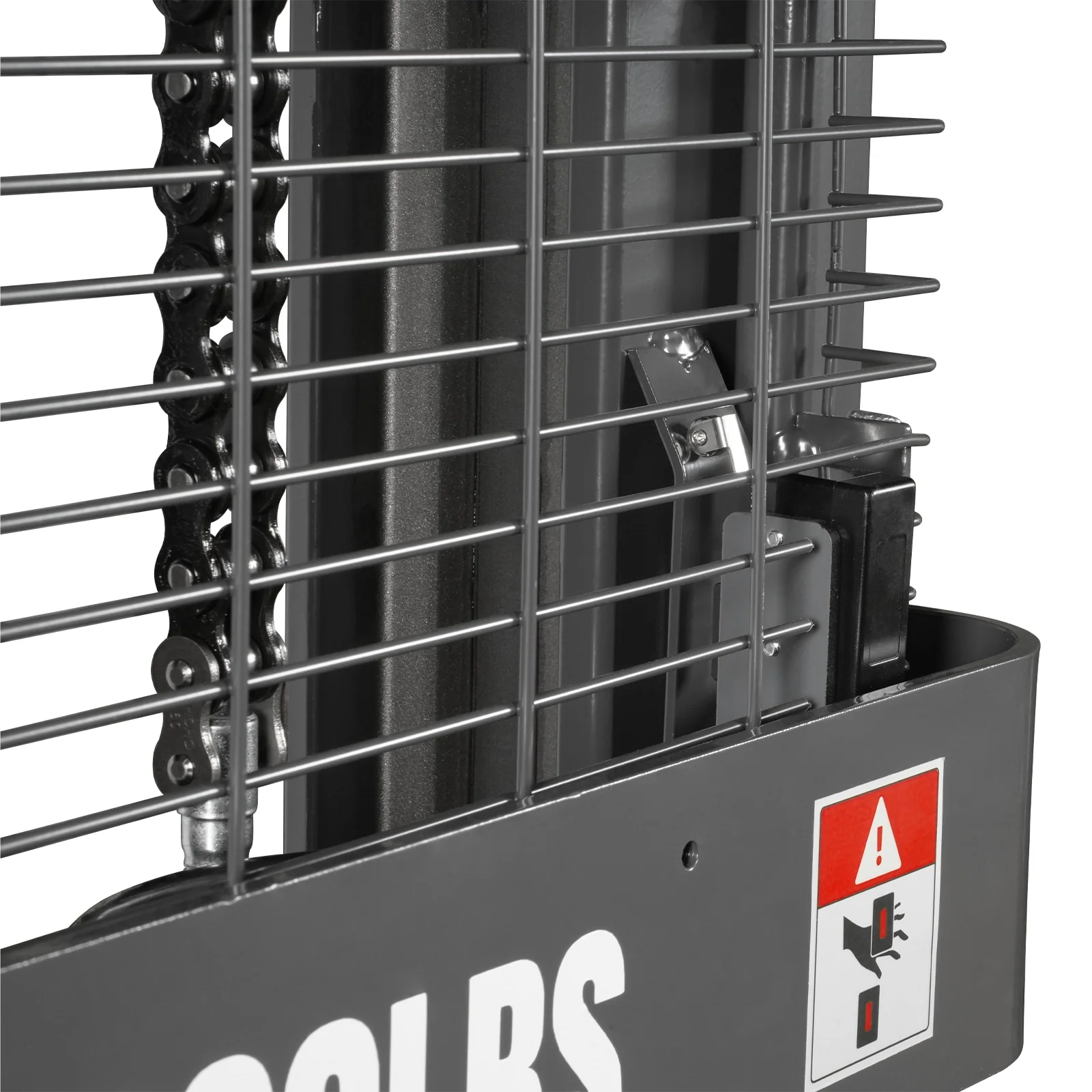 3300lbs Lithium-ion Electric Straddle Stacker,  98" Lift,  Adjustable Legs & Forks,  F33-98S - Image 19