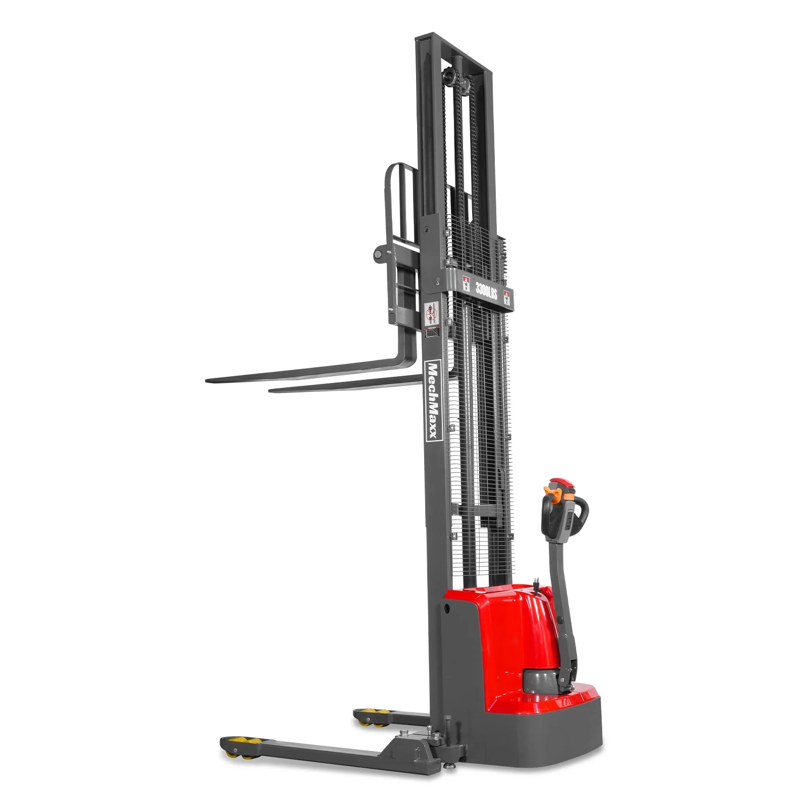 3300lbs Electric Straddle Stacker,  138" Lift,  Adjustable Legs & Forks,  F33-138SLA - Image 30