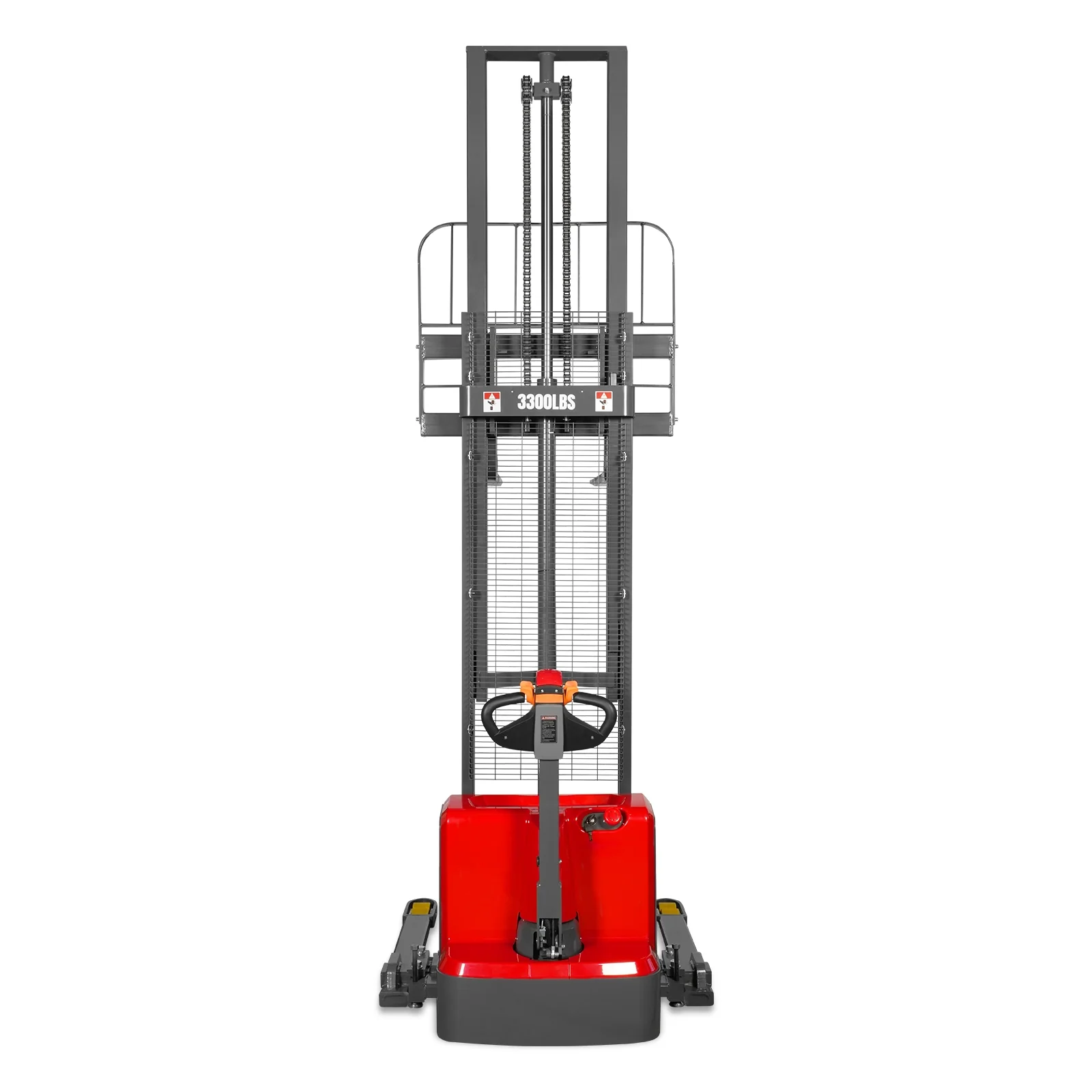 3300lbs Electric Straddle Stacker,  138" Lift,  Adjustable Legs & Forks,  F33-138SLA - Image 31