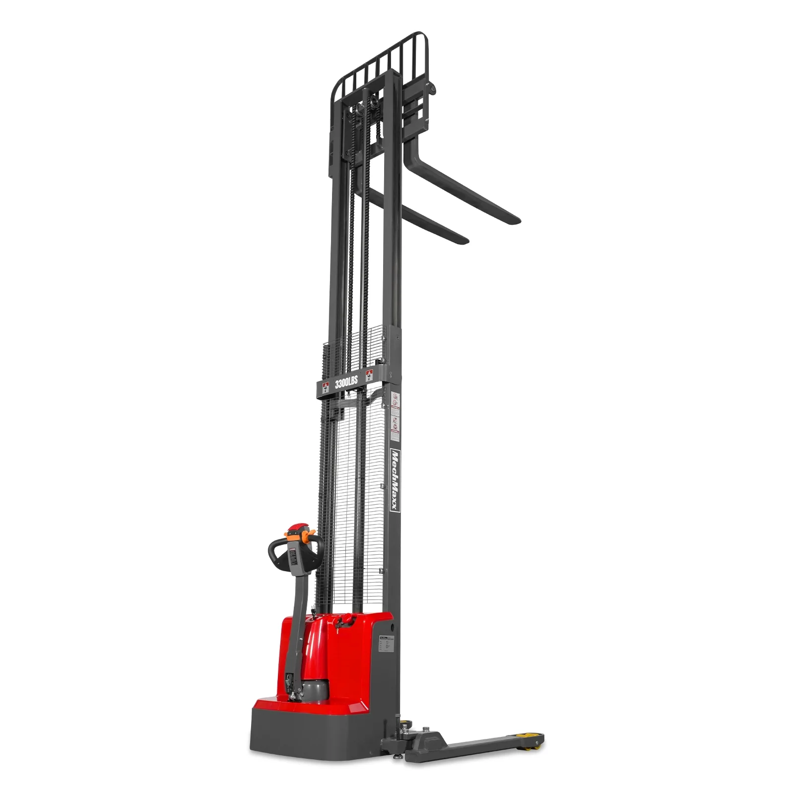 3300lbs Electric Straddle Stacker,  138" Lift,  Adjustable Legs & Forks,  F33-138SLA - Image 32