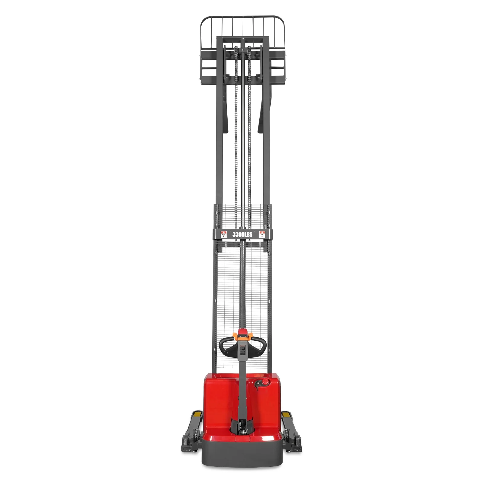 3300lbs Electric Straddle Stacker,  138" Lift,  Adjustable Legs & Forks,  F33-138SLA - Image 36