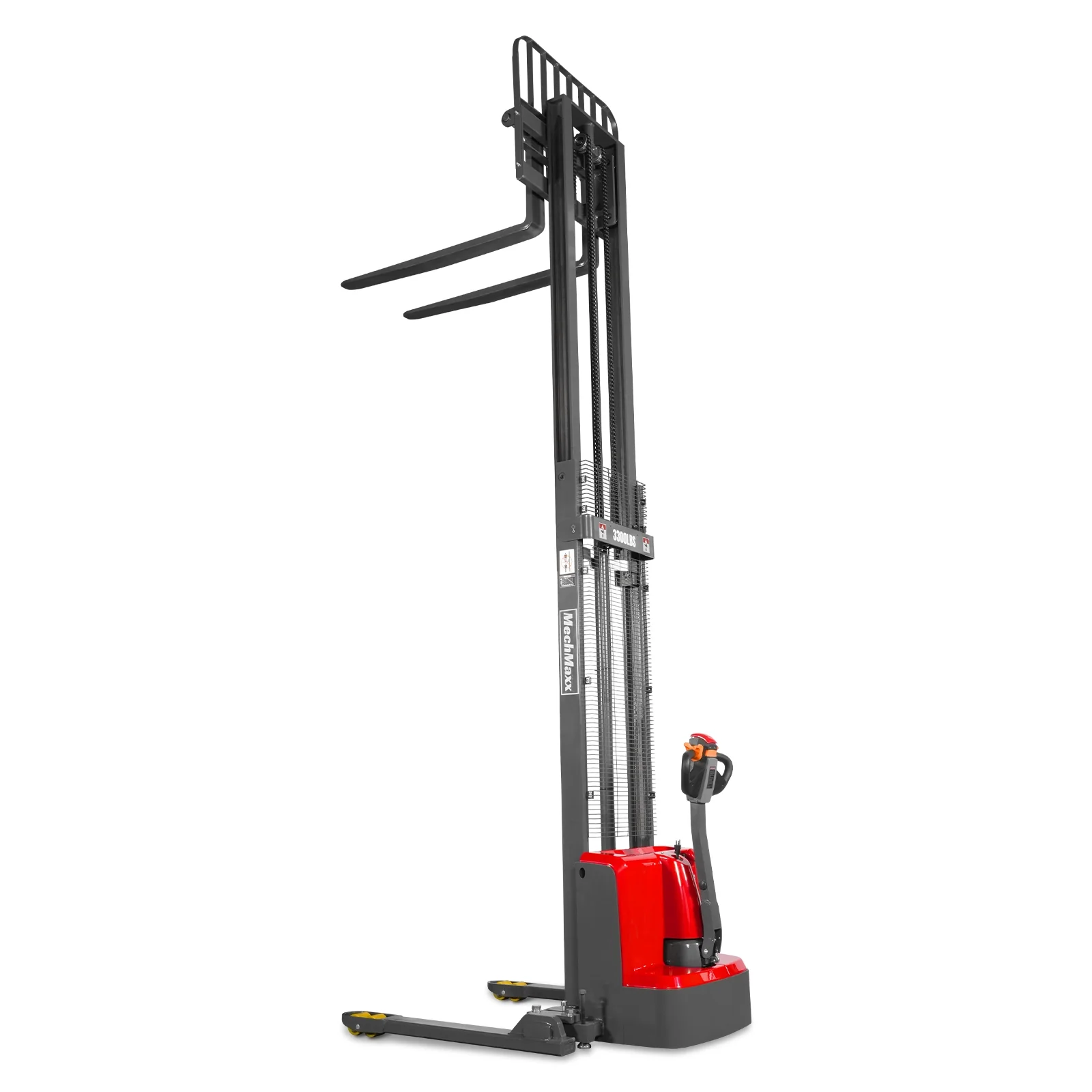 3300lbs Electric Straddle Stacker,  138" Lift,  Adjustable Legs & Forks,  F33-138SLA - Image 37