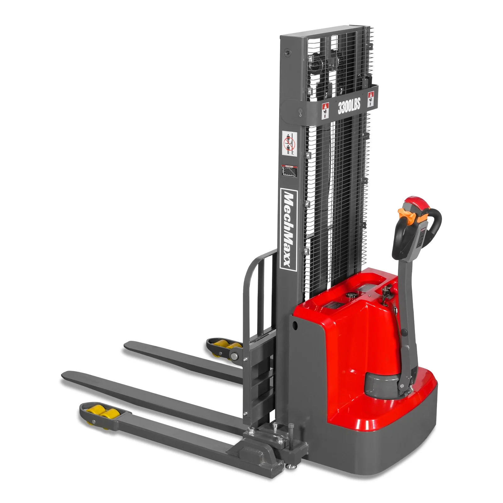3300lbs Lithium-ion Electric Straddle Stacker,  98" Lift,  Adjustable Legs & Forks,  F33-98S - Image 23