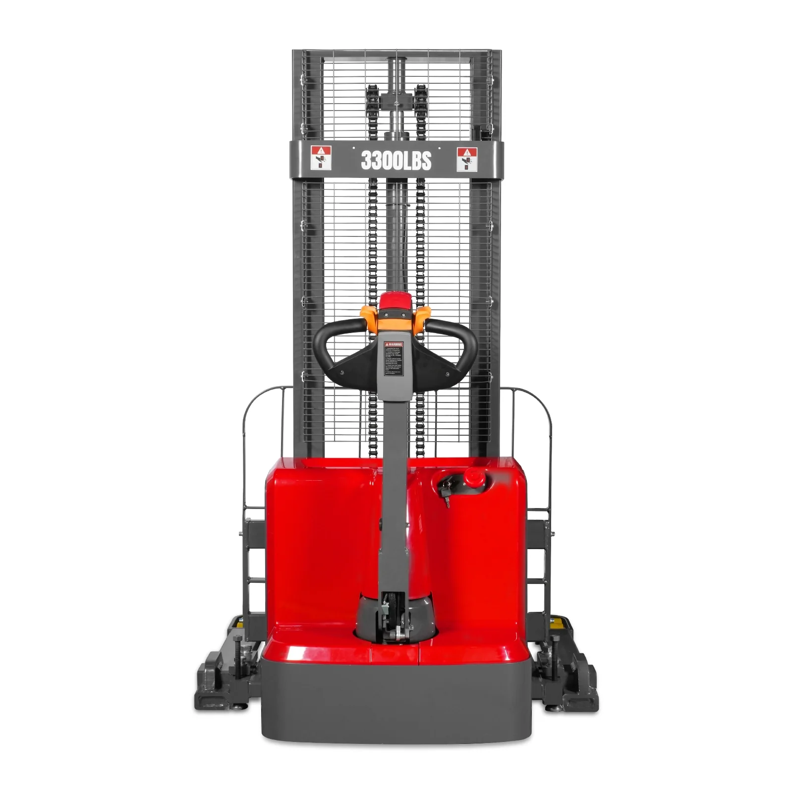 3300lbs Electric Straddle Stacker,  98" Lift,  Adjustable Legs & Forks,  F33-98SLA - Image 24