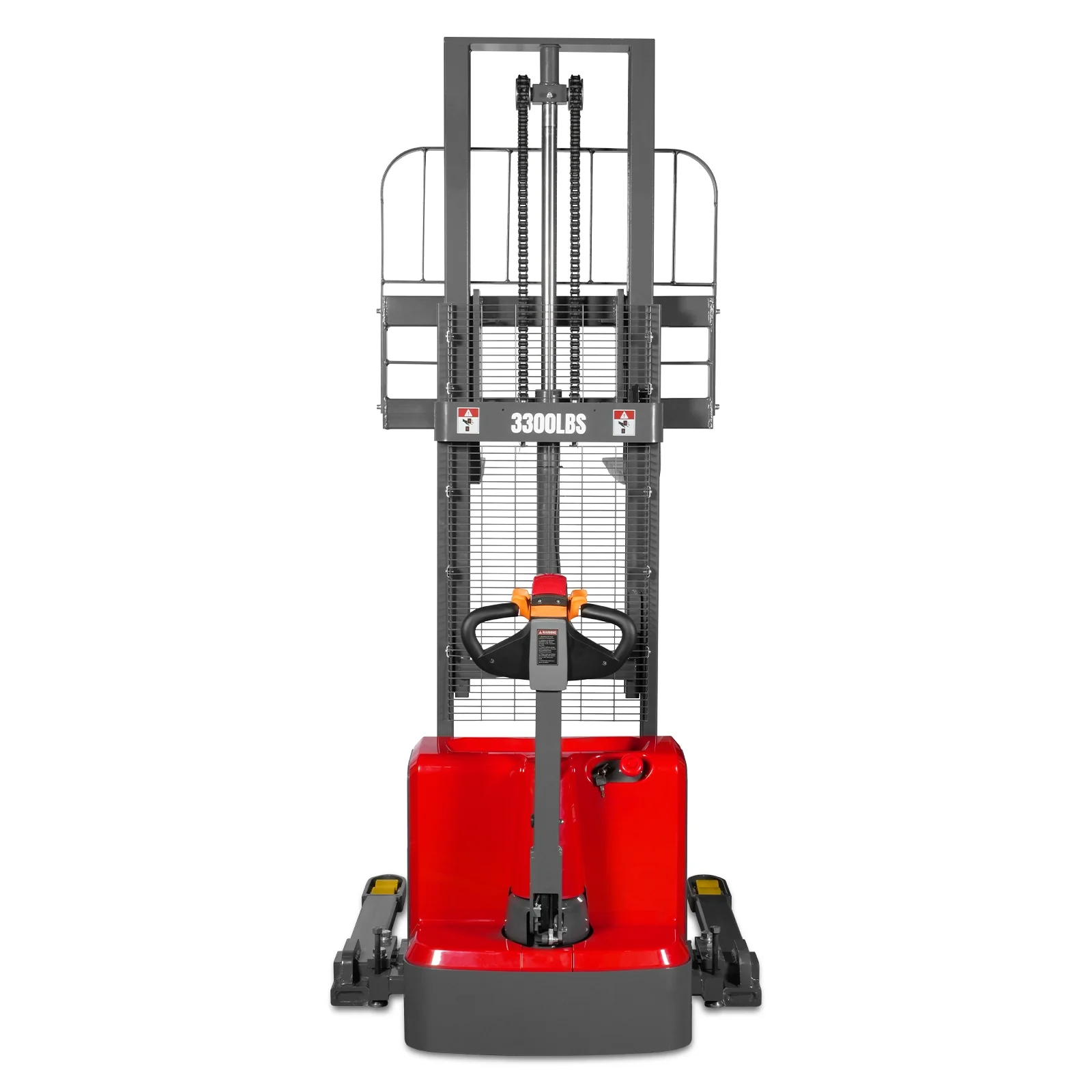 3300lbs Electric Straddle Stacker,  98" Lift,  Adjustable Legs & Forks,  F33-98SLA - Image 31