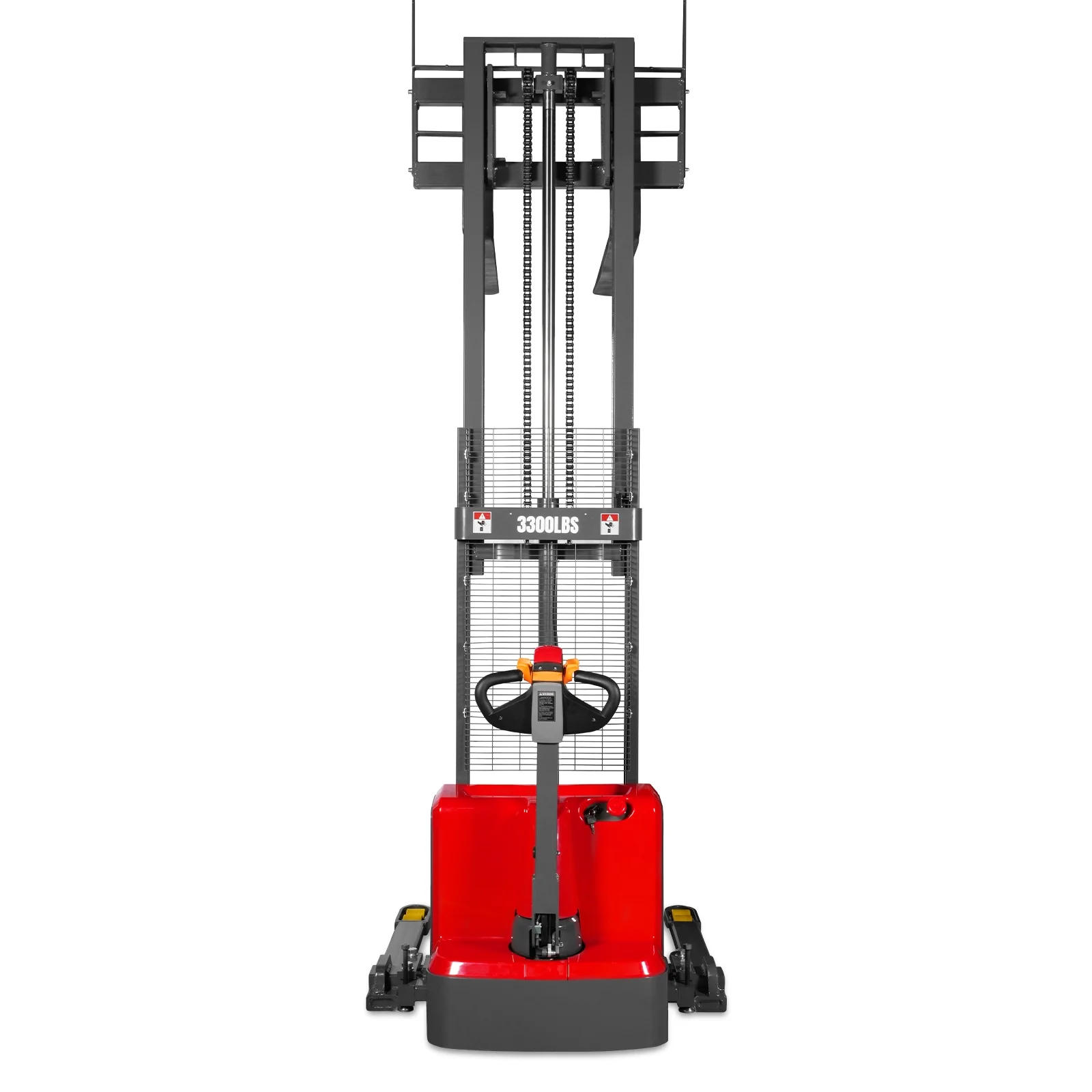 3300lbs Electric Straddle Stacker,  98" Lift,  Adjustable Legs & Forks,  F33-98SLA - Image 36
