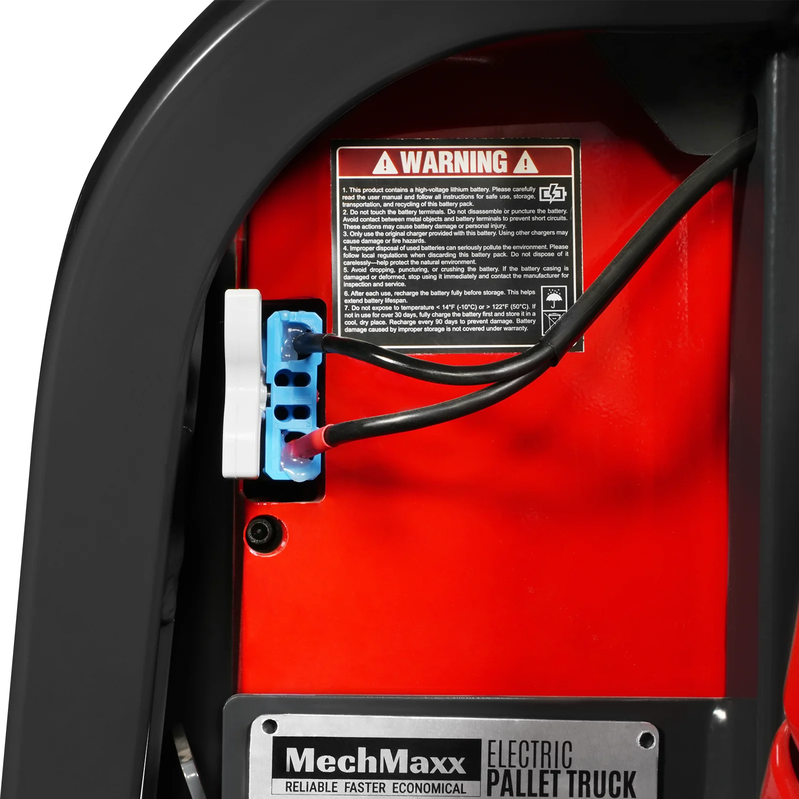 4400lbs Lithium-ion Electric Pallet Jack,  45"x27" Fork,  48V 30Ah Removable Battery,  Walkie Type Truck,  LPT44 - Image 13