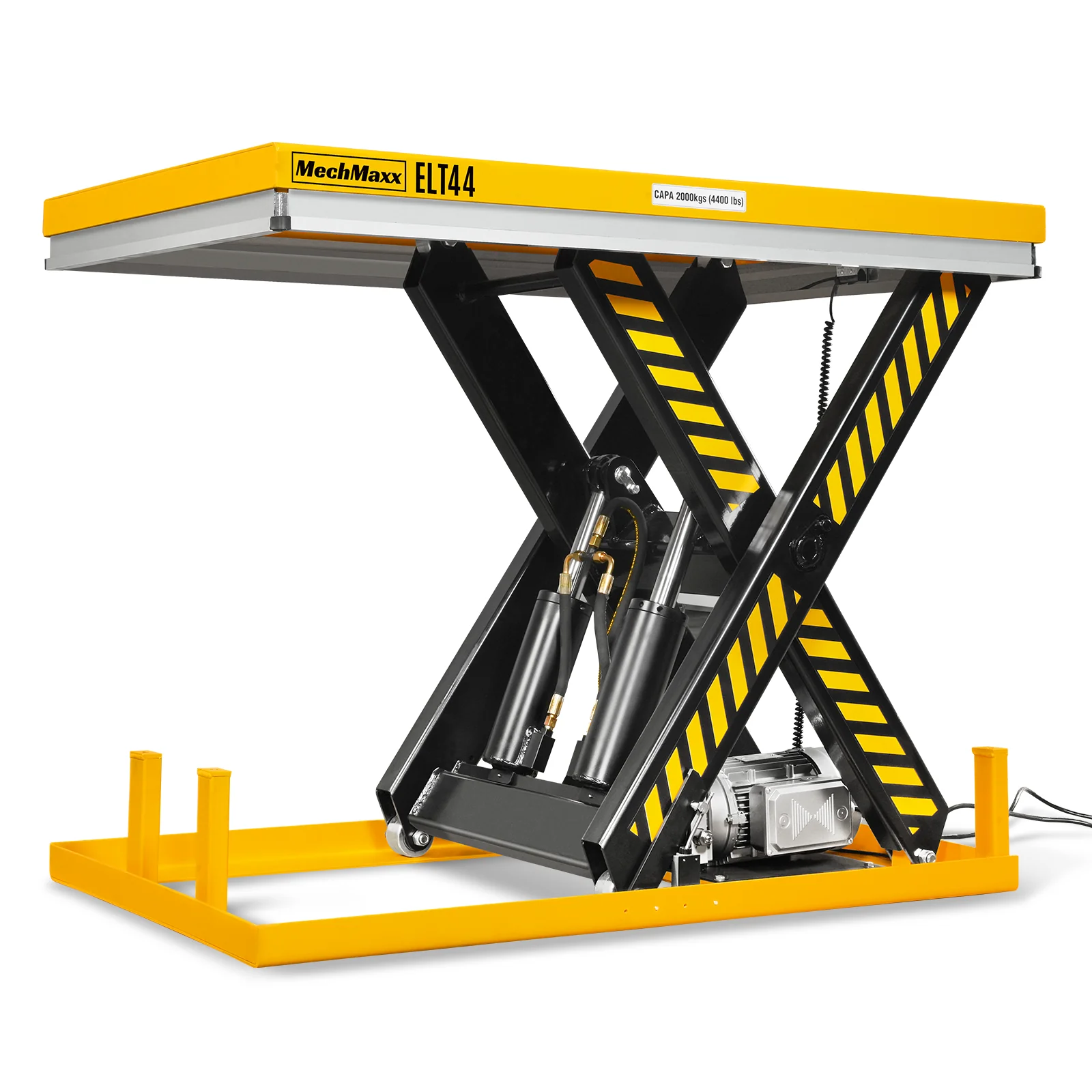 4400lbs Capacity Stationary Powered Hydraulic Lift Table,  51.2" x 33.5" Platform,  41.3" Lift Height,  UL Certified Motor,  ELT44 - Image 15