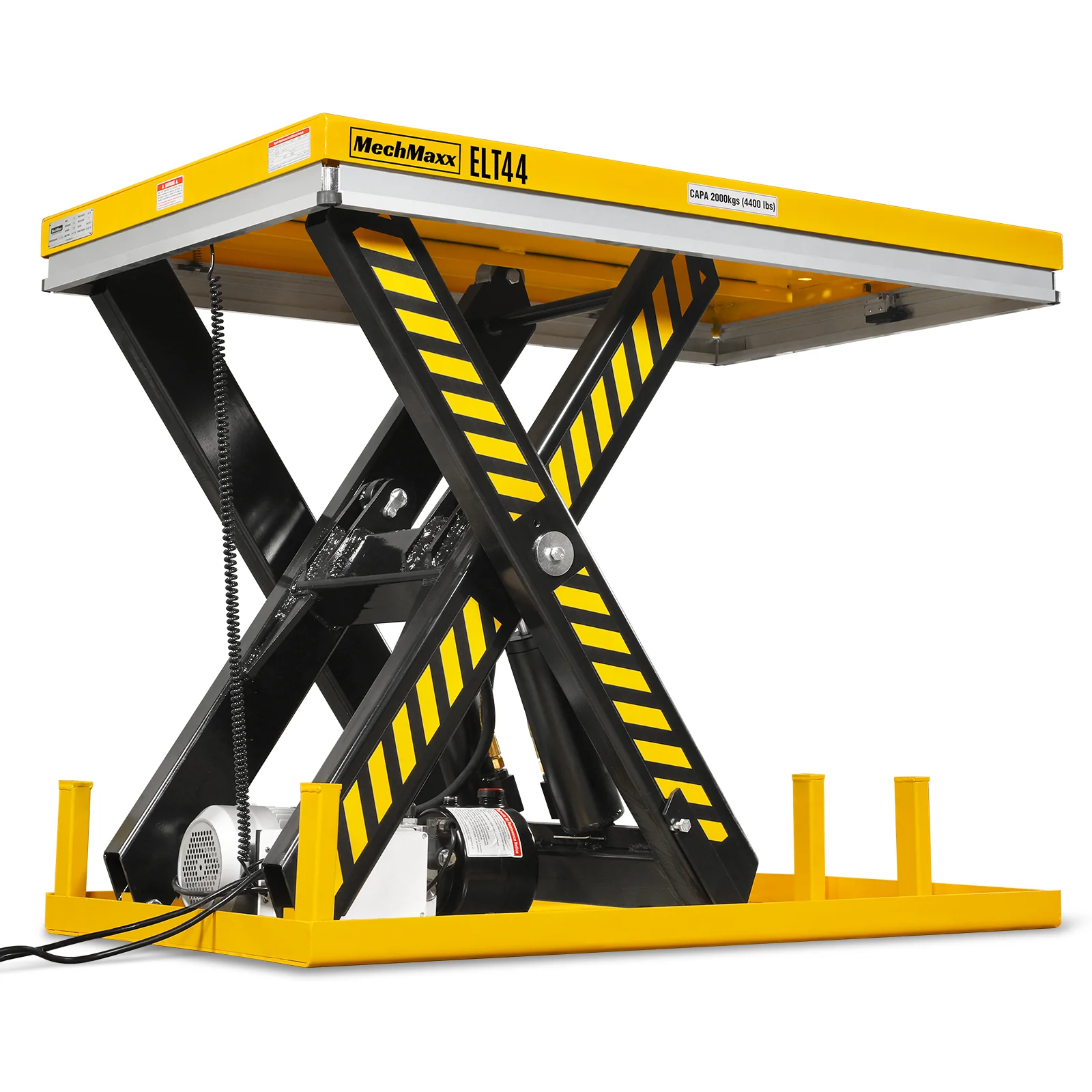 4400lbs Capacity Stationary Powered Hydraulic Lift Table,  51.2" x 33.5" Platform,  41.3" Lift Height,  UL Certified Motor,  ELT44 - Image 24