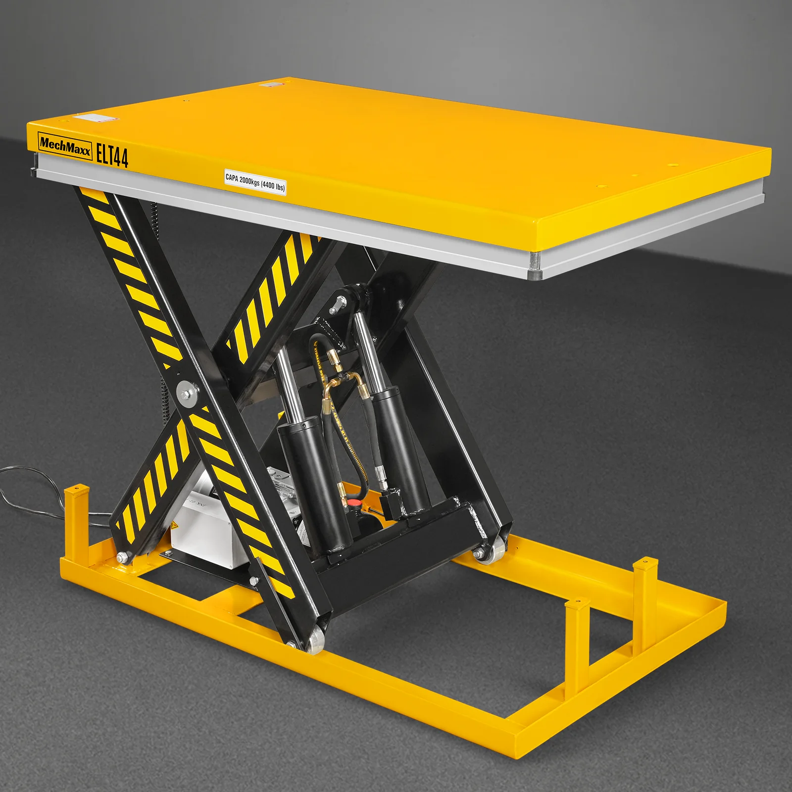 4400lbs Capacity Stationary Powered Hydraulic Lift Table,  51.2" x 33.5" Platform,  41.3" Lift Height,  UL Certified Motor,  ELT44 - Image 35