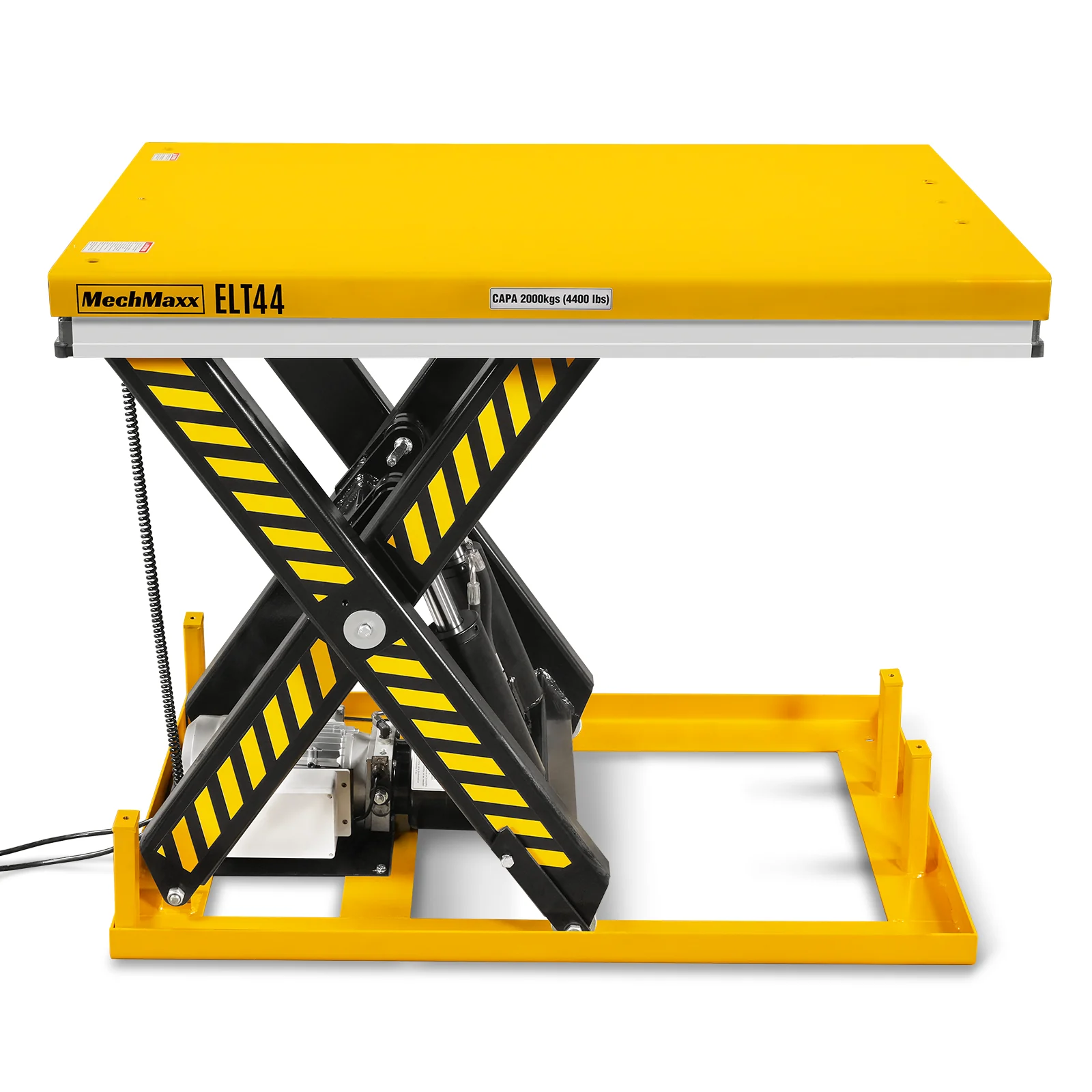 4400lbs Capacity Stationary Powered Hydraulic Lift Table,  51.2" x 33.5" Platform,  41.3" Lift Height,  UL Certified Motor,  ELT44 - Image 5