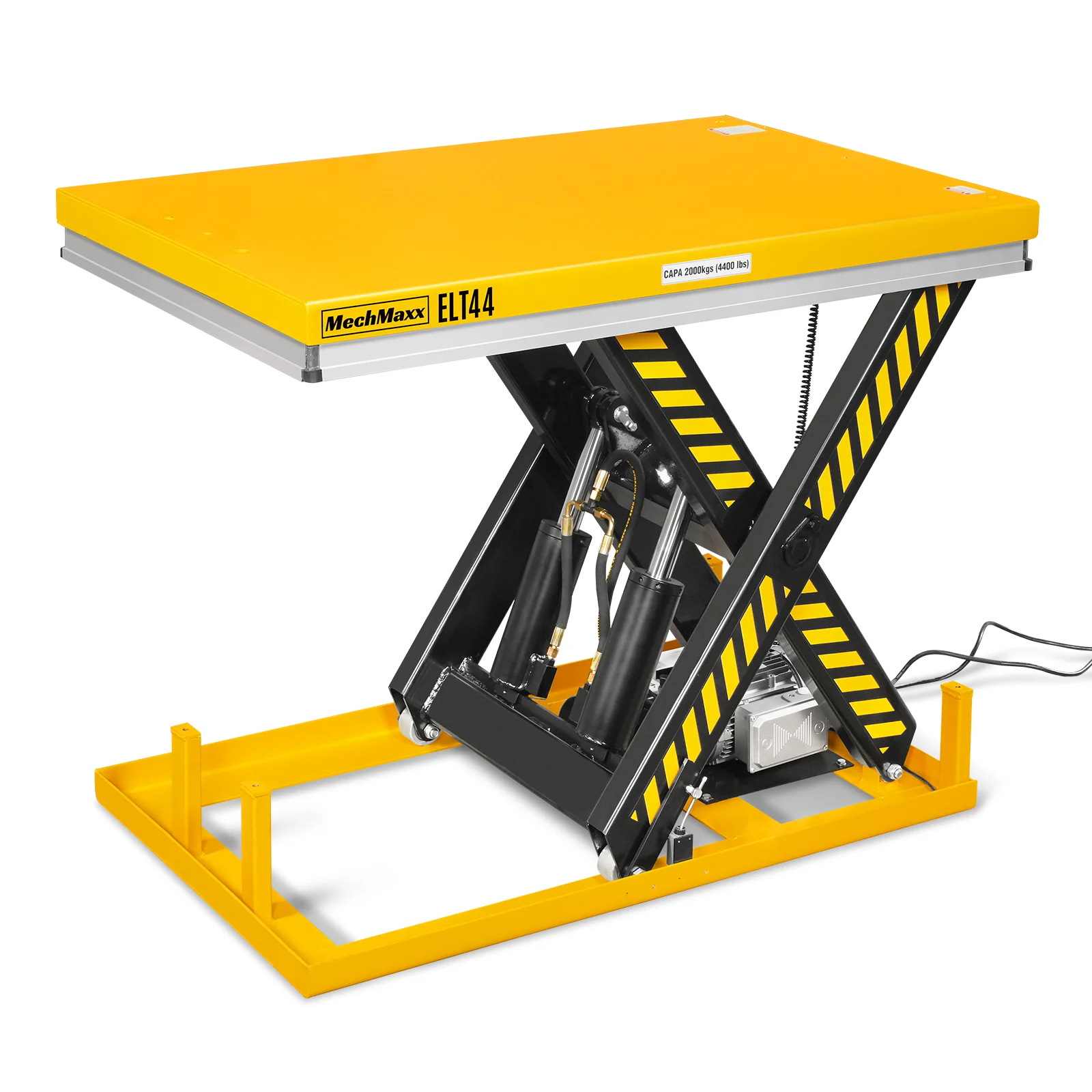 4400lbs Capacity Stationary Powered Hydraulic Lift Table,  51.2" x 33.5" Platform,  41.3" Lift Height,  UL Certified Motor,  ELT44 - Image 8