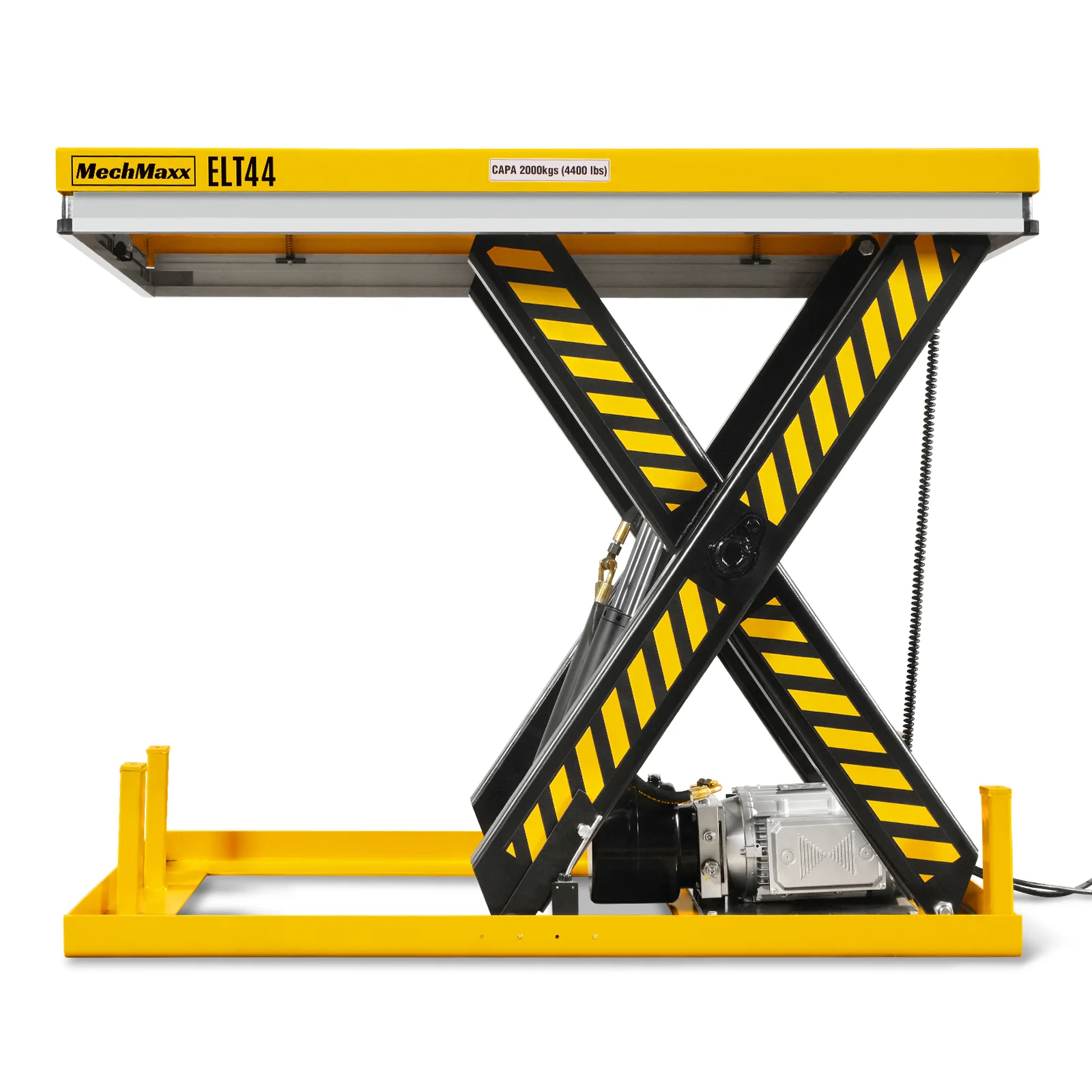 4400lbs Capacity Stationary Powered Hydraulic Lift Table,  51.2" x 33.5" Platform,  41.3" Lift Height,  UL Certified Motor,  ELT44 - Image 9
