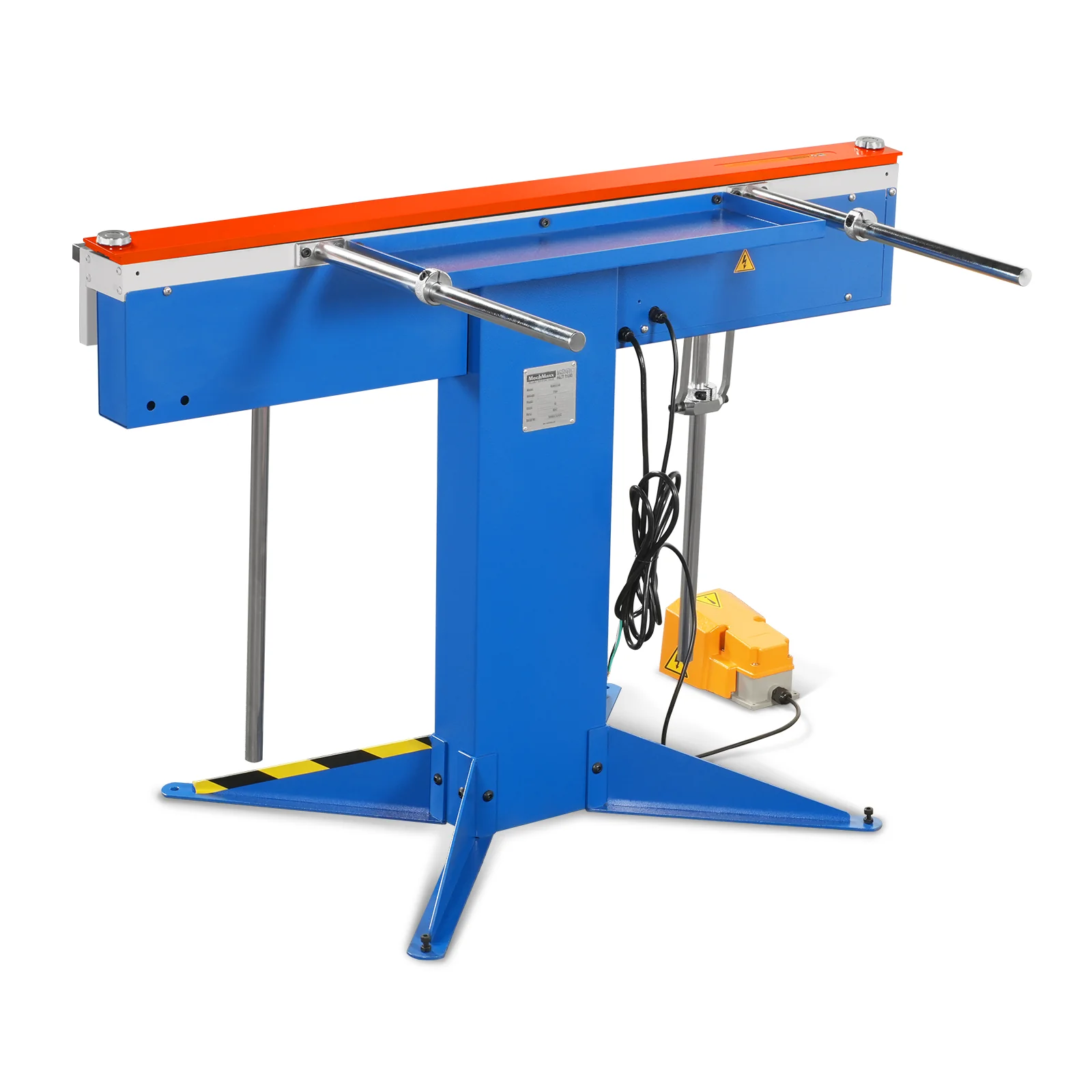 48'' Industrial Magnetic Pan and BOX Heavy Duty Sheet Metal Brake 20 Gauge Capacity Shear Press Brake,  MSMB1250E - Image 12