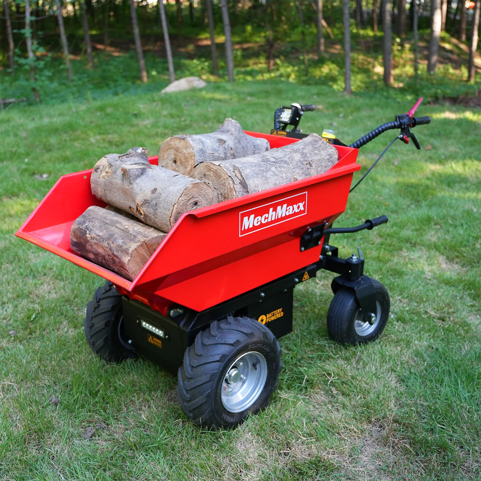 MechMaxx 1100Lbs Loading Battery Powered Barrow Electric Mini Dumper for Sale,  1000W 48V Brushless DC Motor,  E50 - Image 3