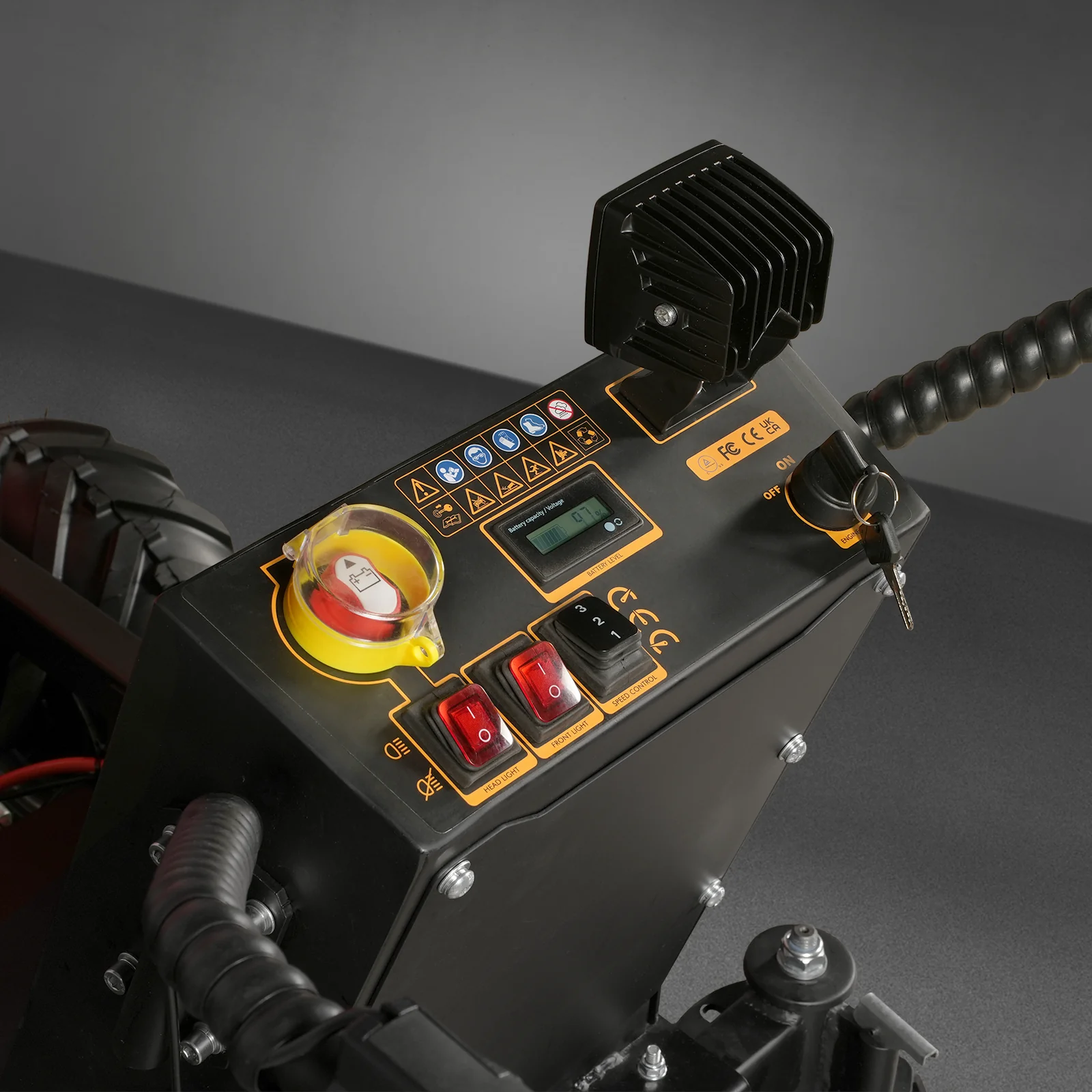 MechMaxx 1100Lbs Loading Battery Powered Barrow Electric Mini Dumper for Sale,  1000W 48V Brushless DC Motor,  E50 - Image 6