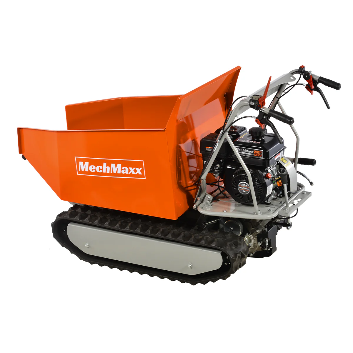 MechMaxx 1100Lbs Load Capacity Petrol Engine Powered Track Mini Dumper ,  D50MA - Image 3