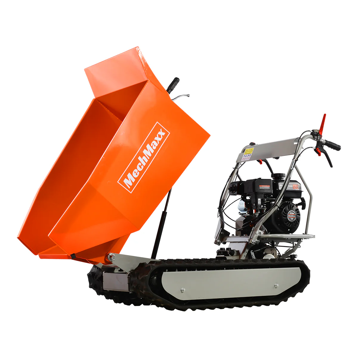 MechMaxx 1100Lbs Load Capacity Petrol Engine Powered Track Mini Dumper ,  D50MA - Image 9