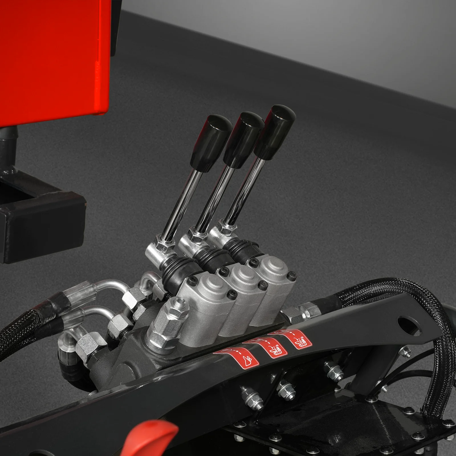 1100lbs Capacity E-Start 10HP 302cc Gas Engine Tracked Dumper Hydraulic Tipping and Lifting with Front Shovel ,  D50HTFL - Image 10