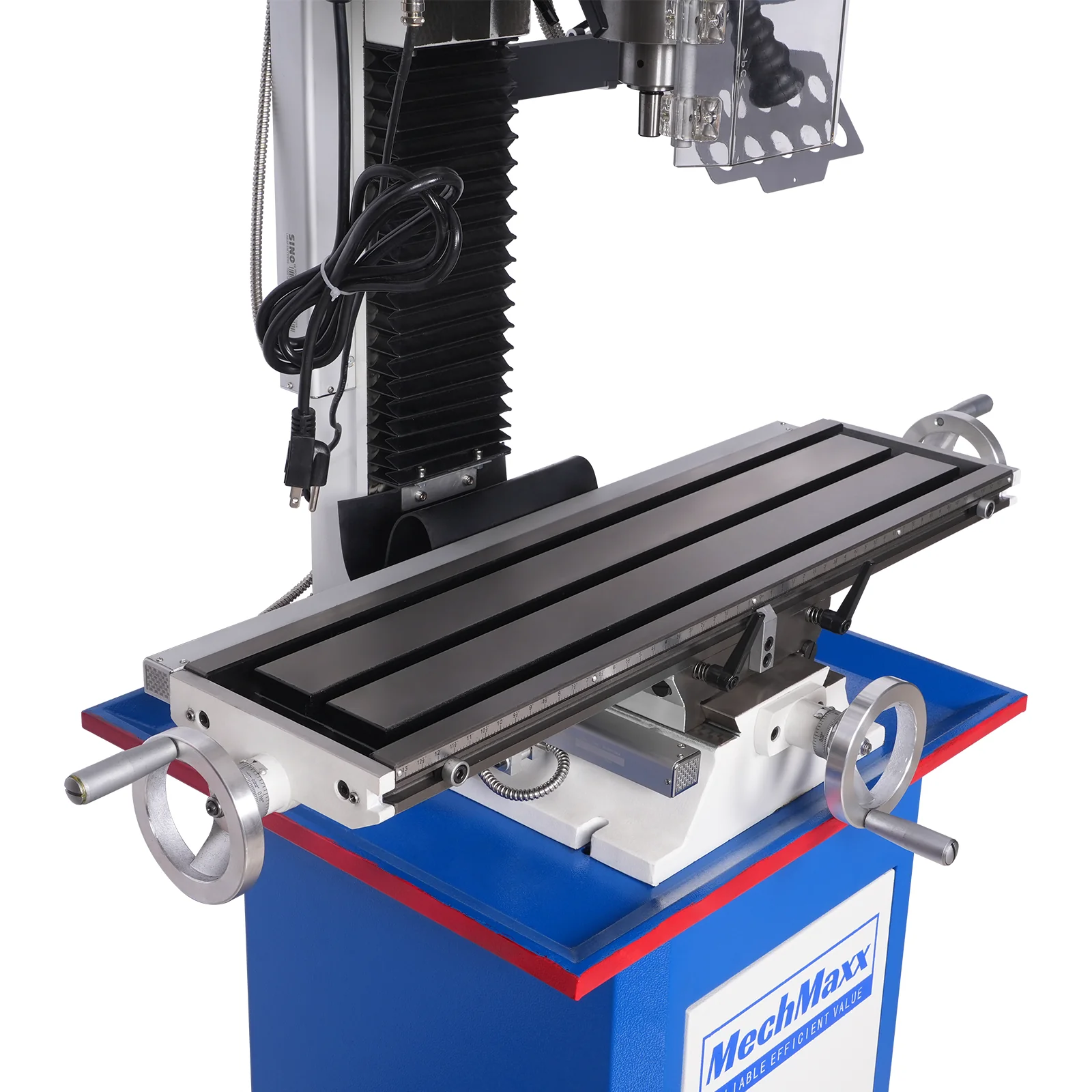 1.5HP 7‘’x 27-1/2‘’ Benchtop Mini Mill Drill Machine, Variable Speed, R8 Spindle, Brushless Motor, 110V, Compact Milling Drilling Tool for Garage Shop, DIY Metalworking without Stand VM25LD - Image 13