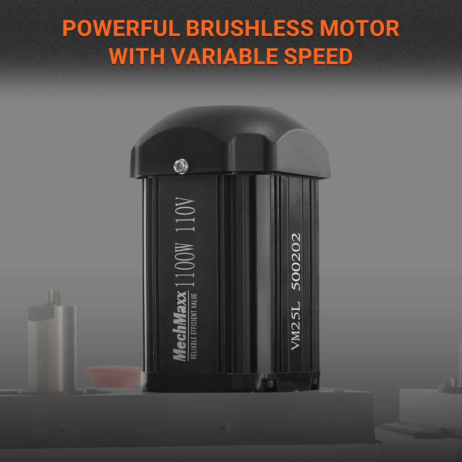 1.5HP 7‘’x 27-1/2‘’ Benchtop Mini Mill Drill Machine, Variable Speed, R8 Spindle, Brushless Motor, 110V, Compact Milling Drilling Tool for Garage Shop, DIY Metalworking without Stand VM25LD - Image 4