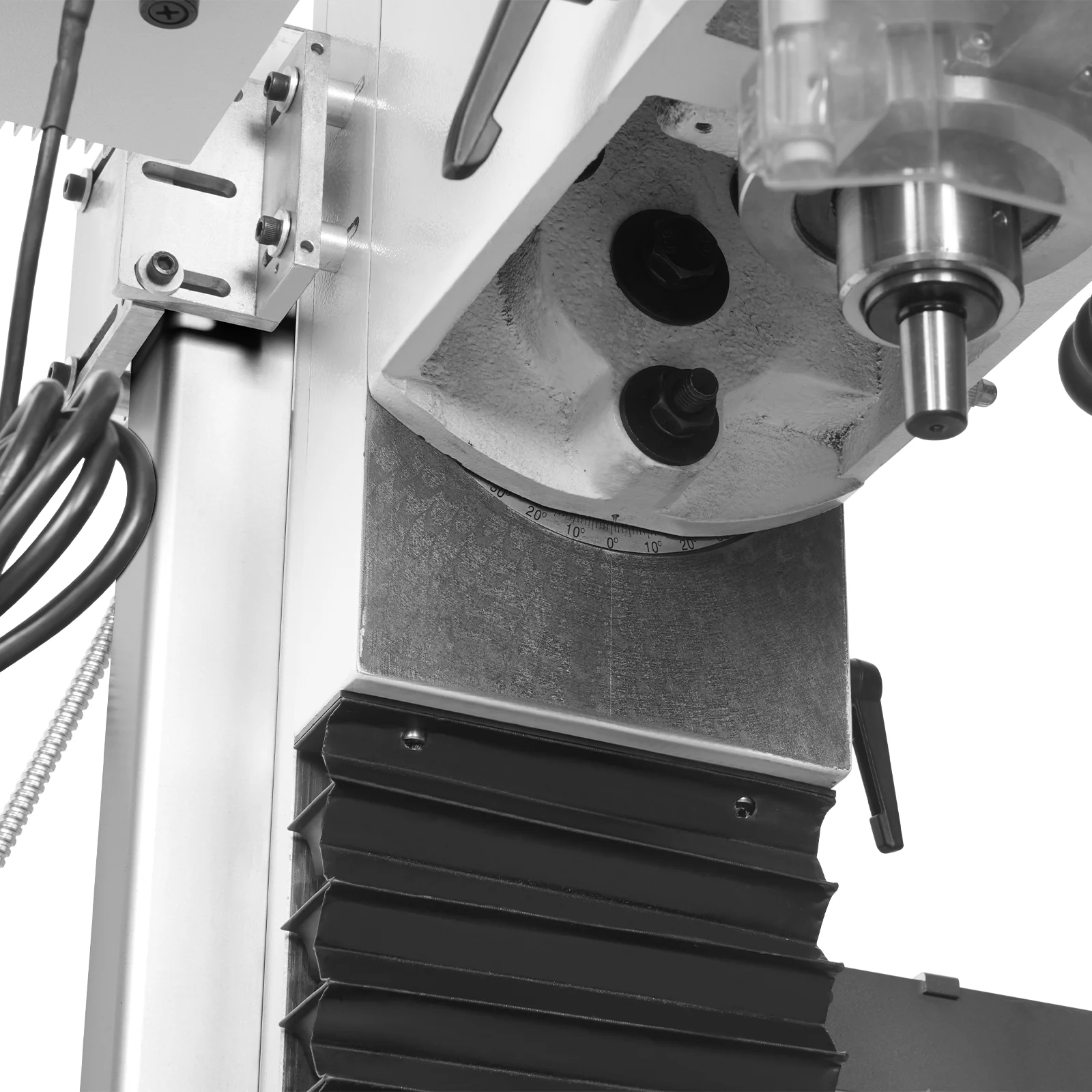 8-1/4"x33'' Industrial Benchtop Mill Drill Machine with DRO, Variable Speed, Brushless Motor, R8 Spindle, 2 HP, 110V, Compact Milling Drilling Tool for Garage Shop, DIY Metalworking without Stand VM32LD - Image 16