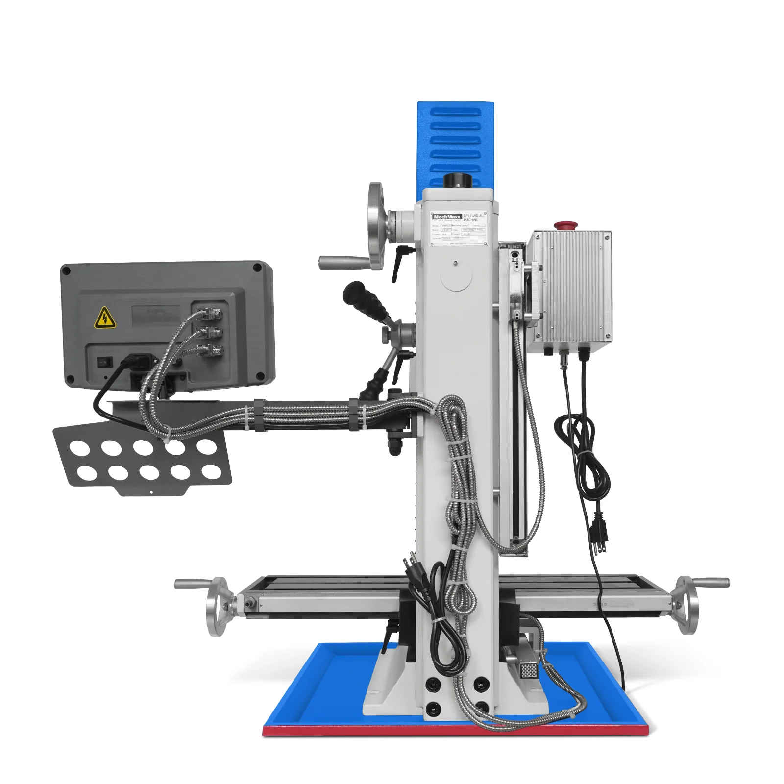 8-1/4"x33'' Industrial Benchtop Mill Drill Machine with DRO, Variable Speed, Brushless Motor, R8 Spindle, 2 HP, 110V, Compact Milling Drilling Tool for Garage Shop, DIY Metalworking without Stand VM32LD - Image 19